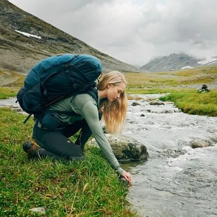 Abisko Pro Women's Fjallraven Hiking Tights, Black/Iron Gray