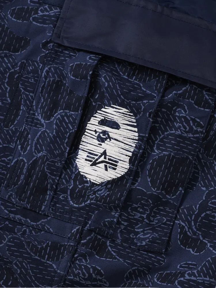 ALPHA X BAPE 6-POCKET PANTS