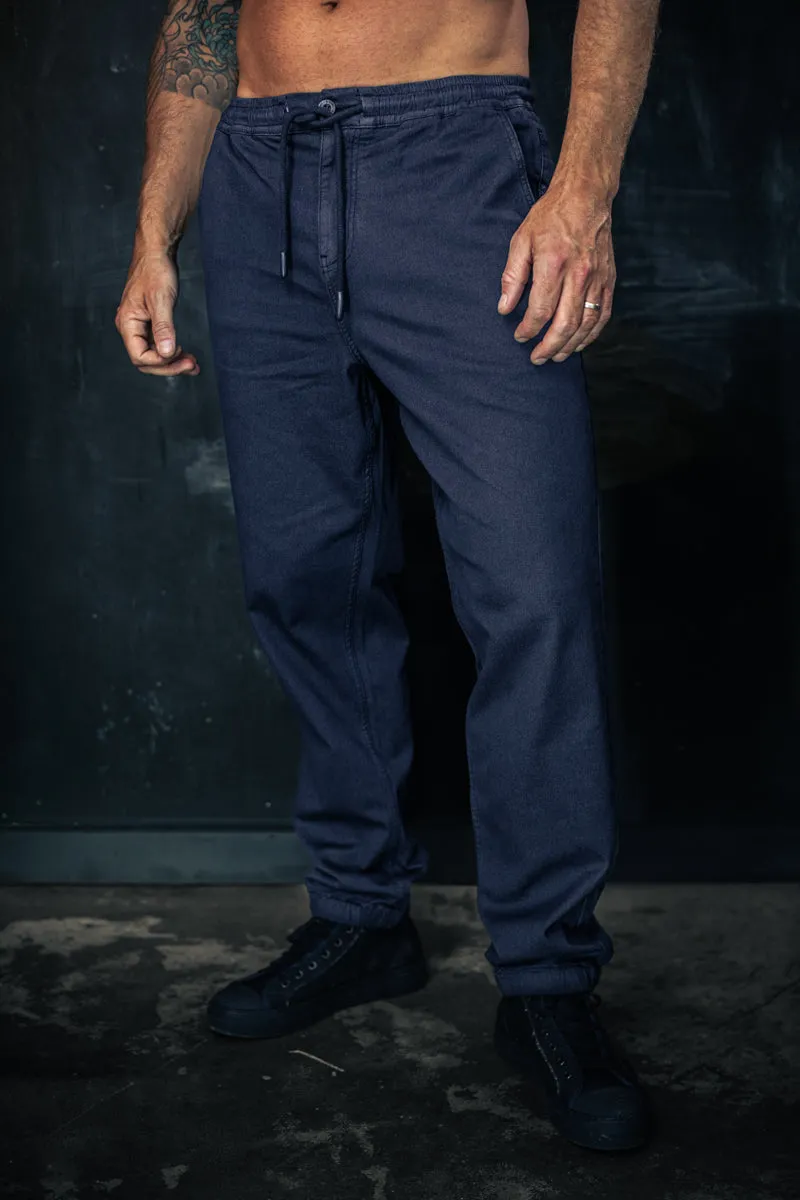 &SONS Coach Track Pant Navy