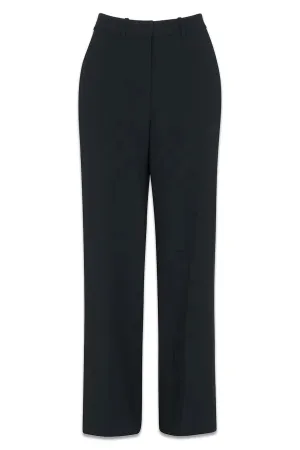 Black Amelie Wool Blend Trouser