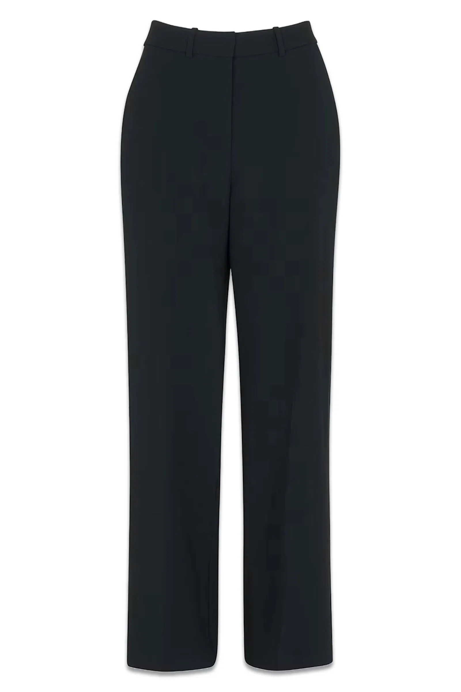 Black Amelie Wool Blend Trouser