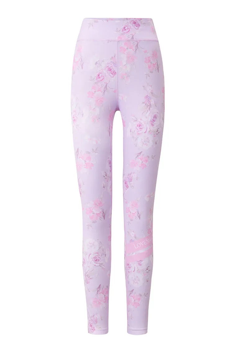 BOGNER FIRE ICE x LoveShackFancy Love Leggings - HIBISCUS