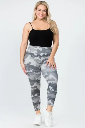 Cool Camo Leggings-Plus Size