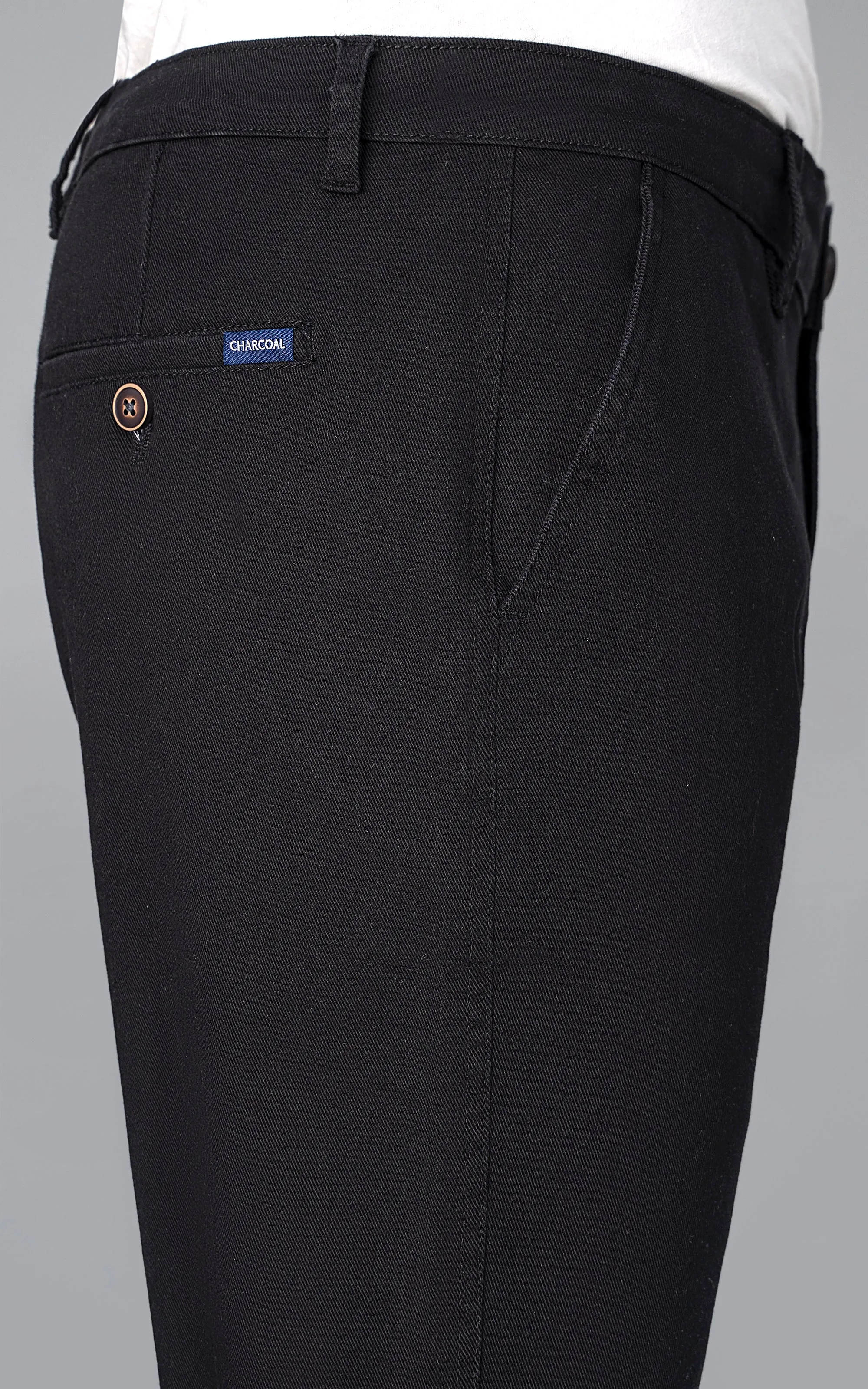 CROSS POCKET TWILL PANT BLACK