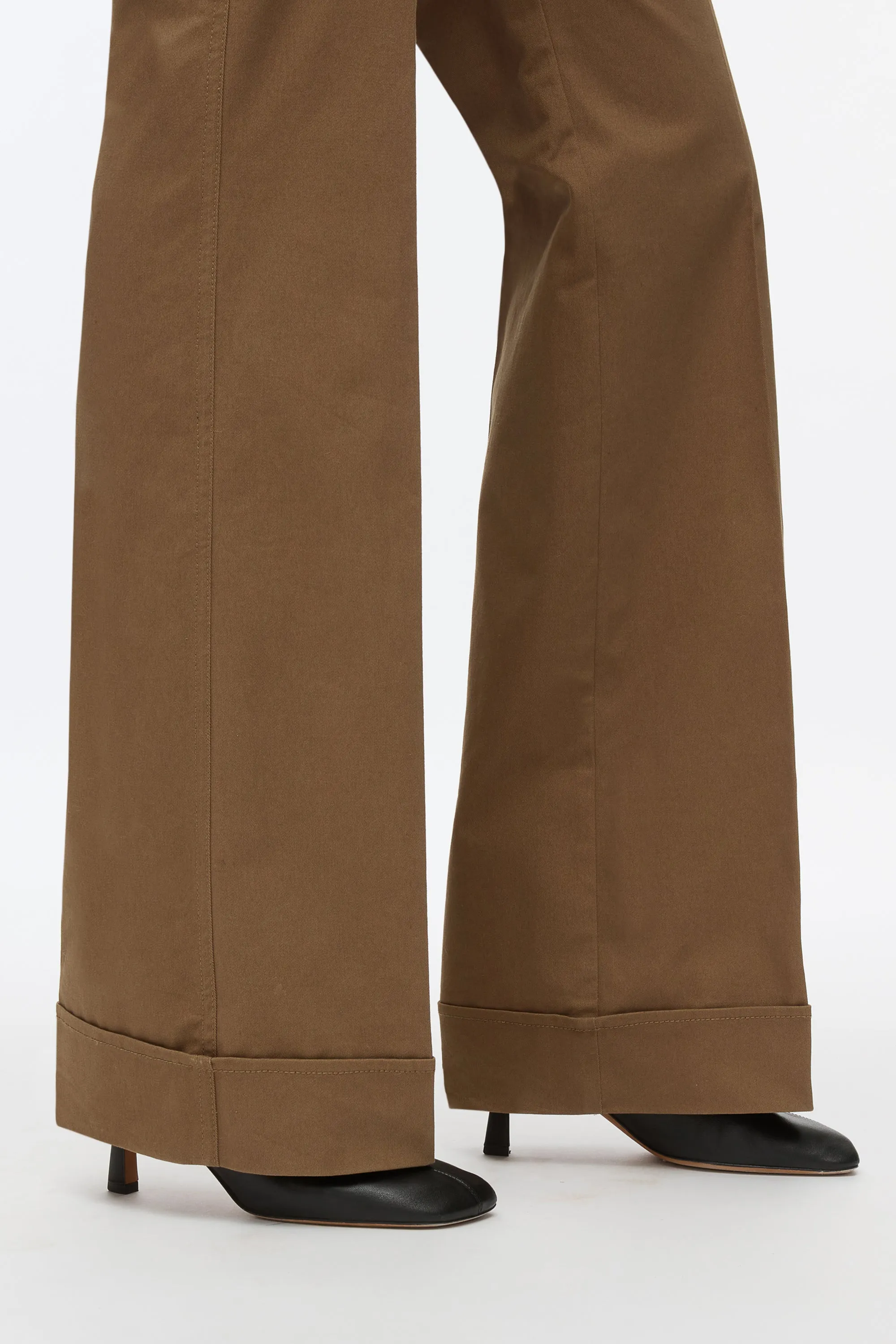 Cuffed Kick Flare Pant