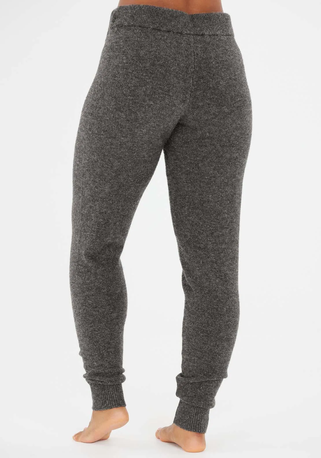 Daviana  Knitted Pants - Grey Melange