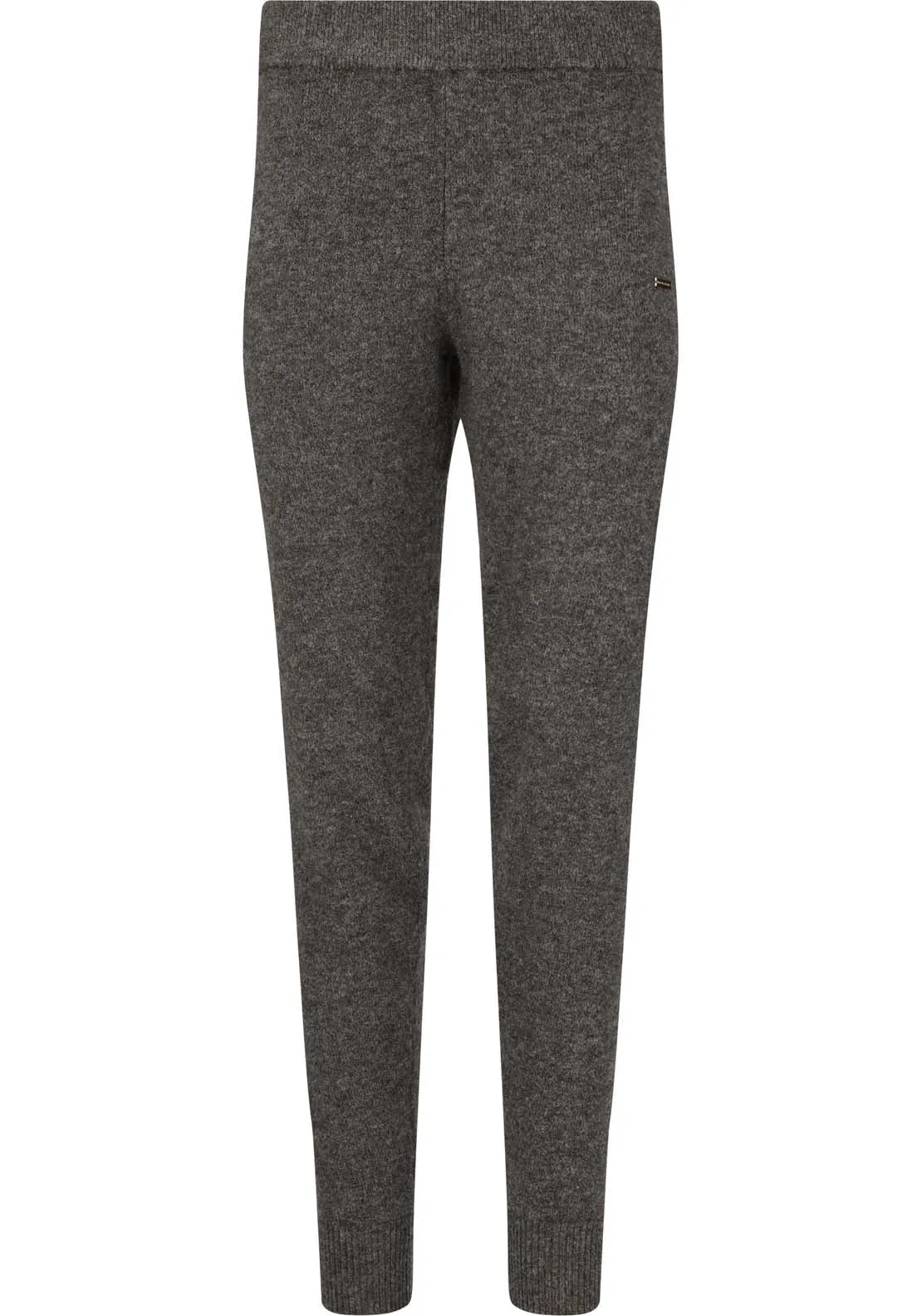 Daviana  Knitted Pants - Grey Melange