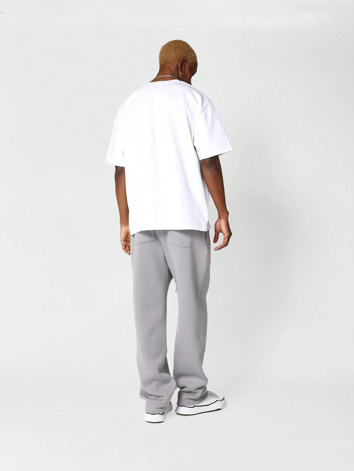 Drop Crotch Jogger With Embossing