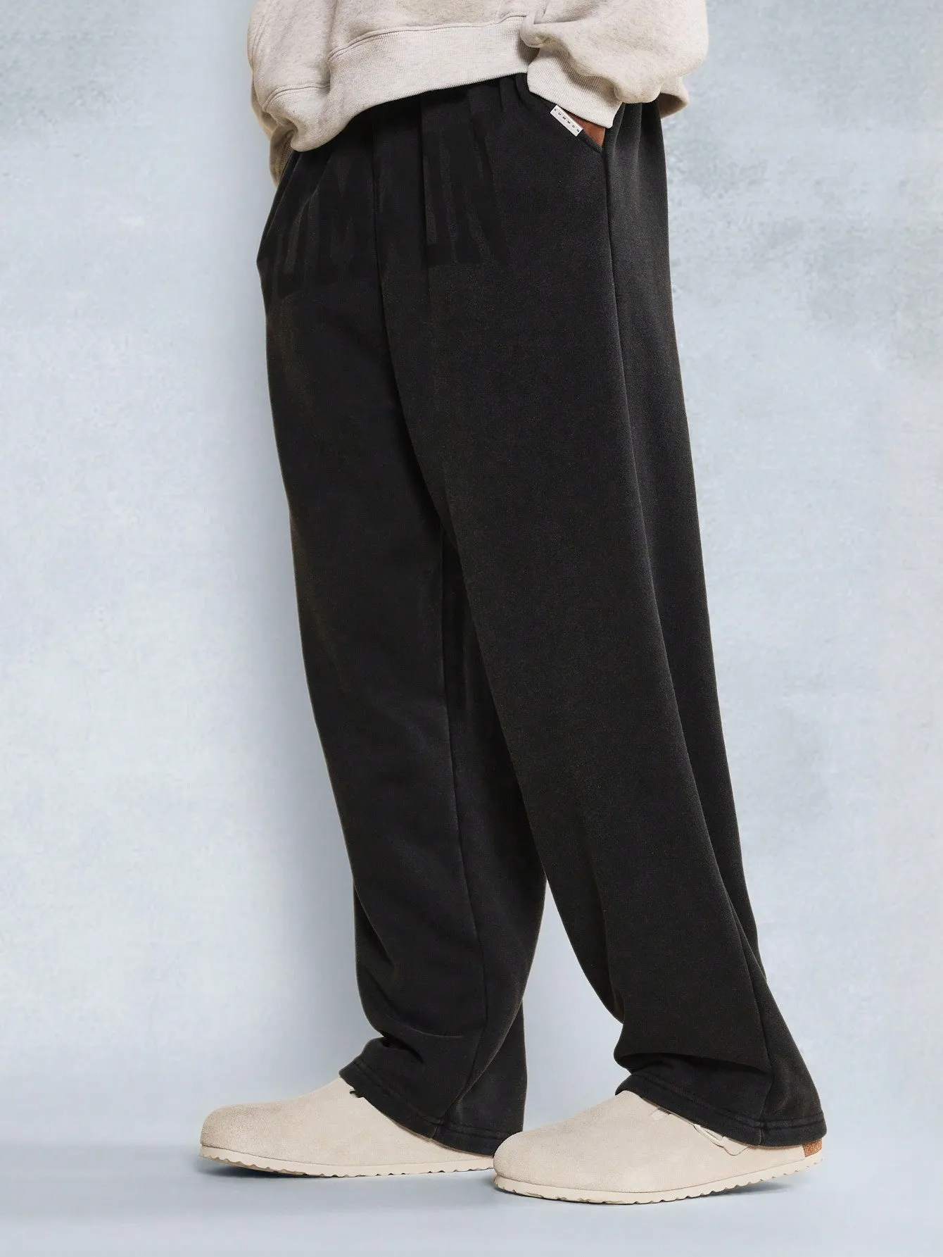 Drop Crotch Jogger With Front Graphic Print