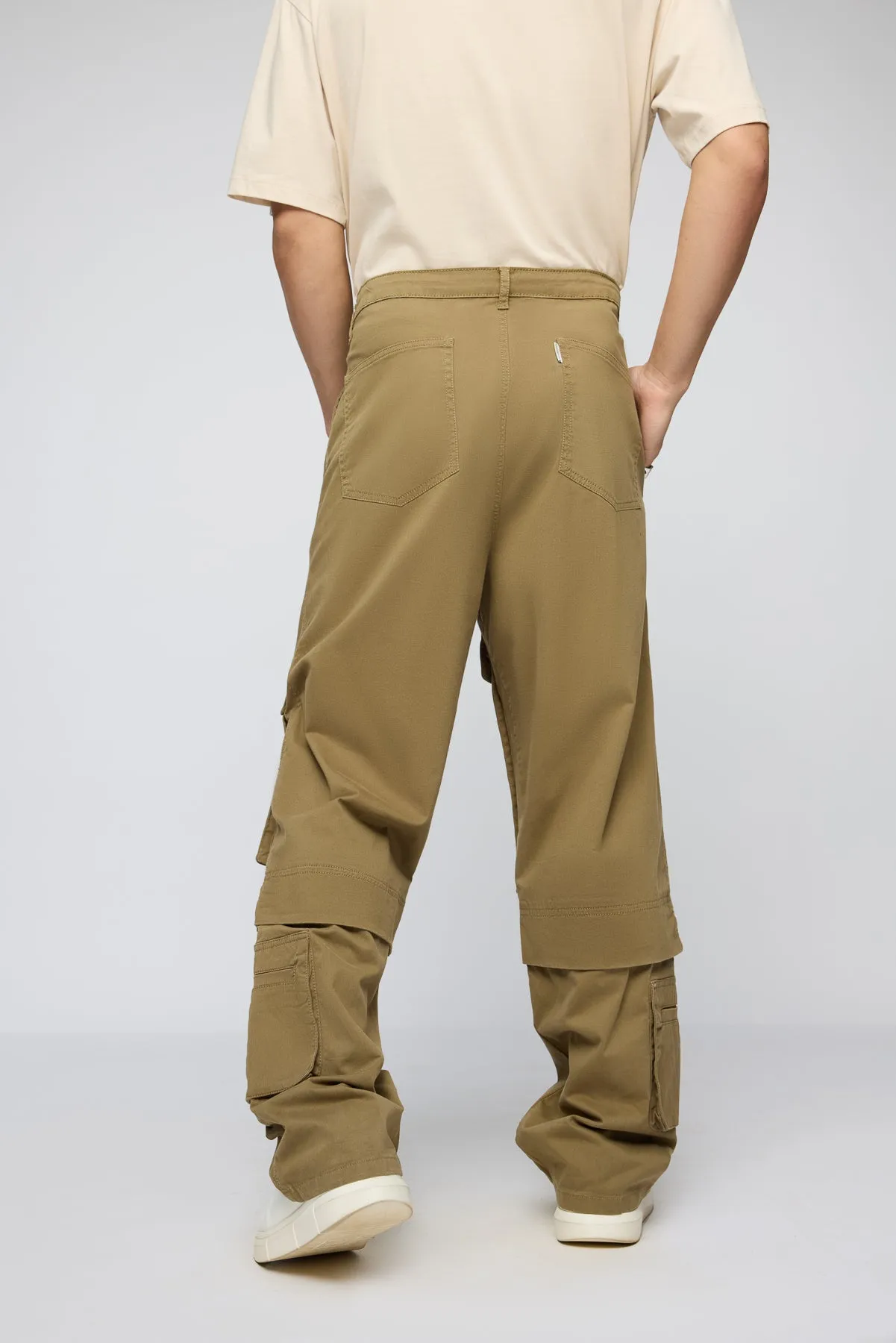 Dusk Khaki Men's Relaxed Fit Cargo Pants