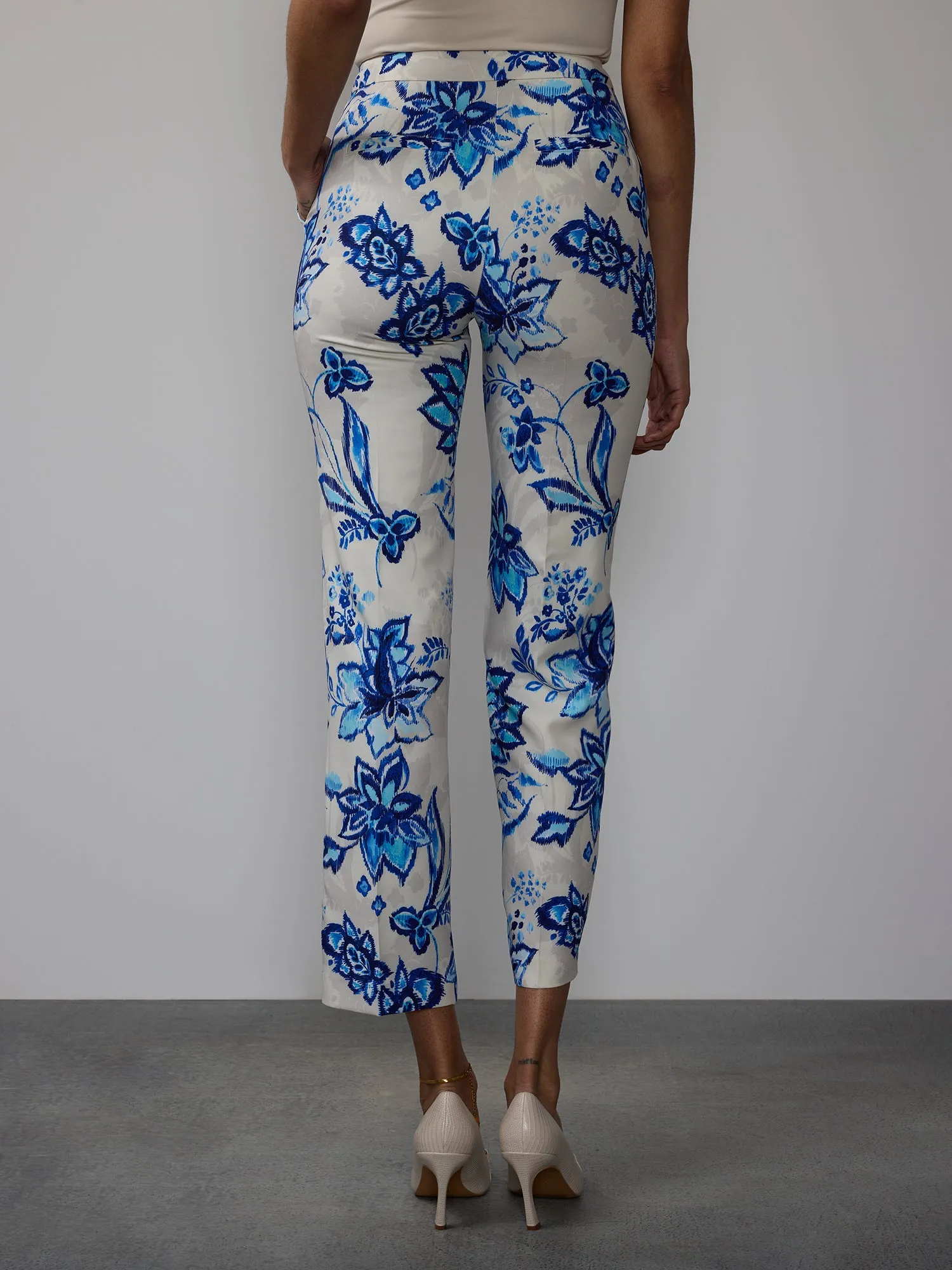 Essential Floral Straight Leg Pants