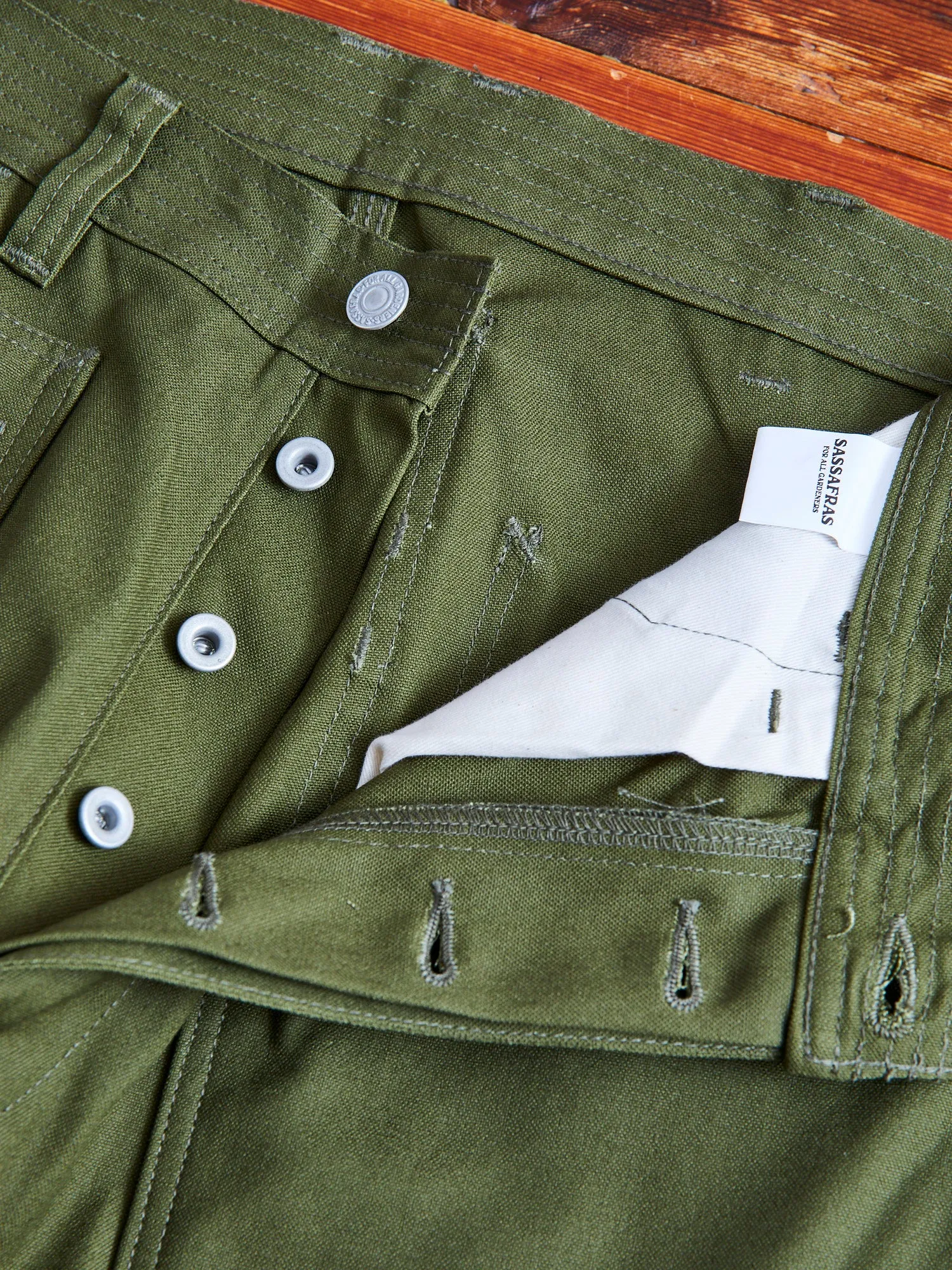 Fall Leaf Tough Pants in Olive Duck Canvas