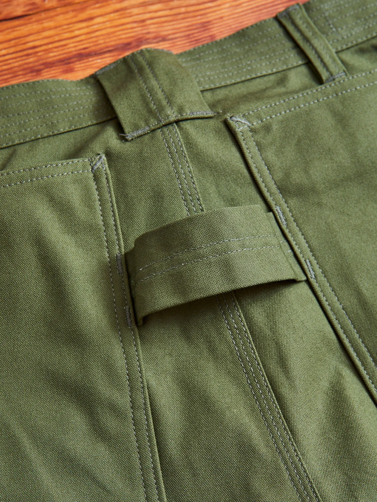 Fall Leaf Tough Pants in Olive Duck Canvas