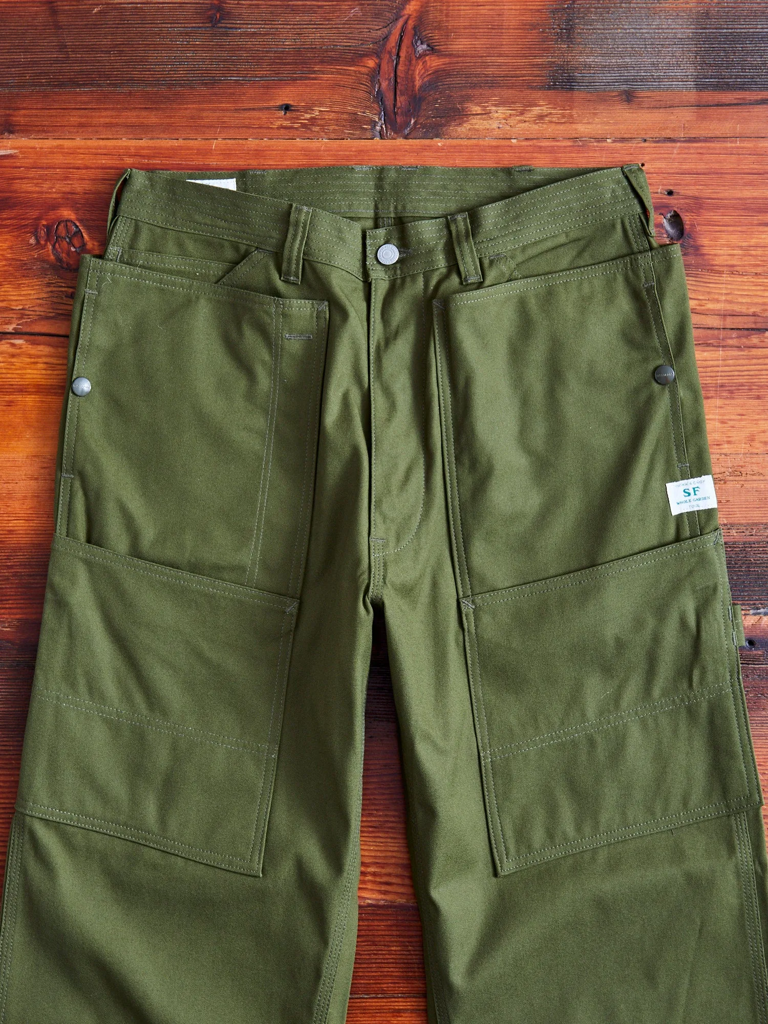 Fall Leaf Tough Pants in Olive Duck Canvas