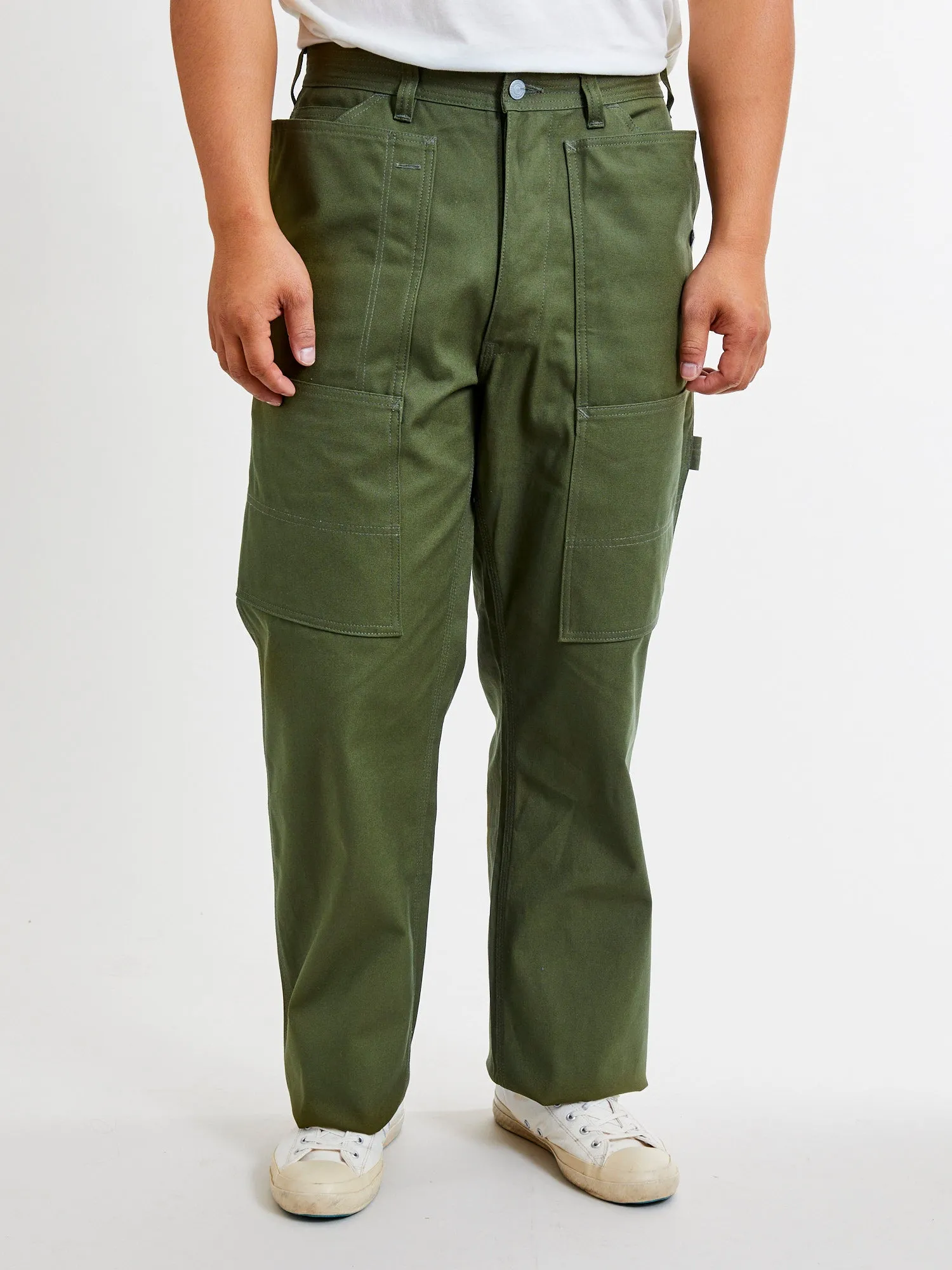 Fall Leaf Tough Pants in Olive Duck Canvas