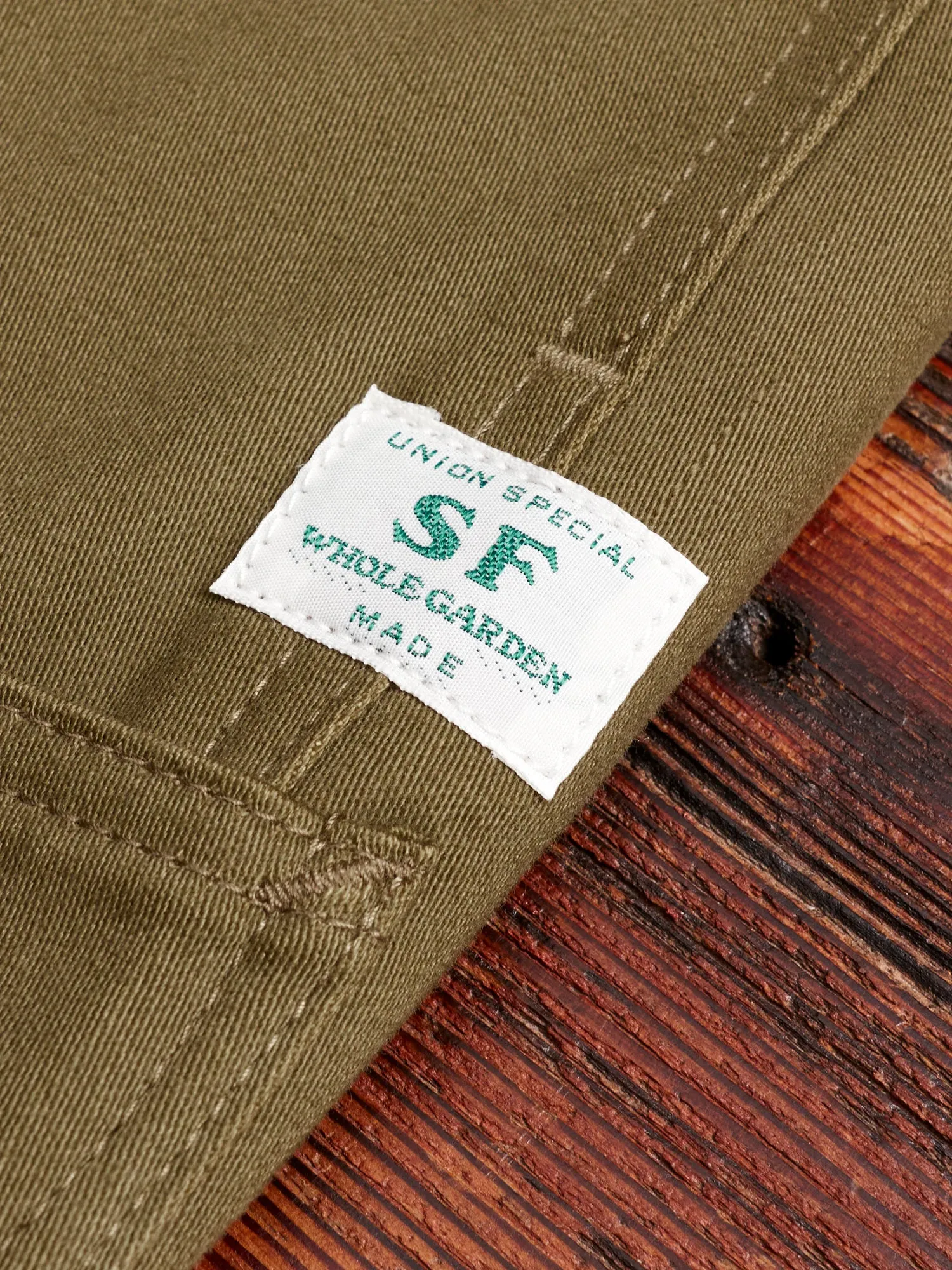 Fall Leaf Tough Pants in Olive Work Satin