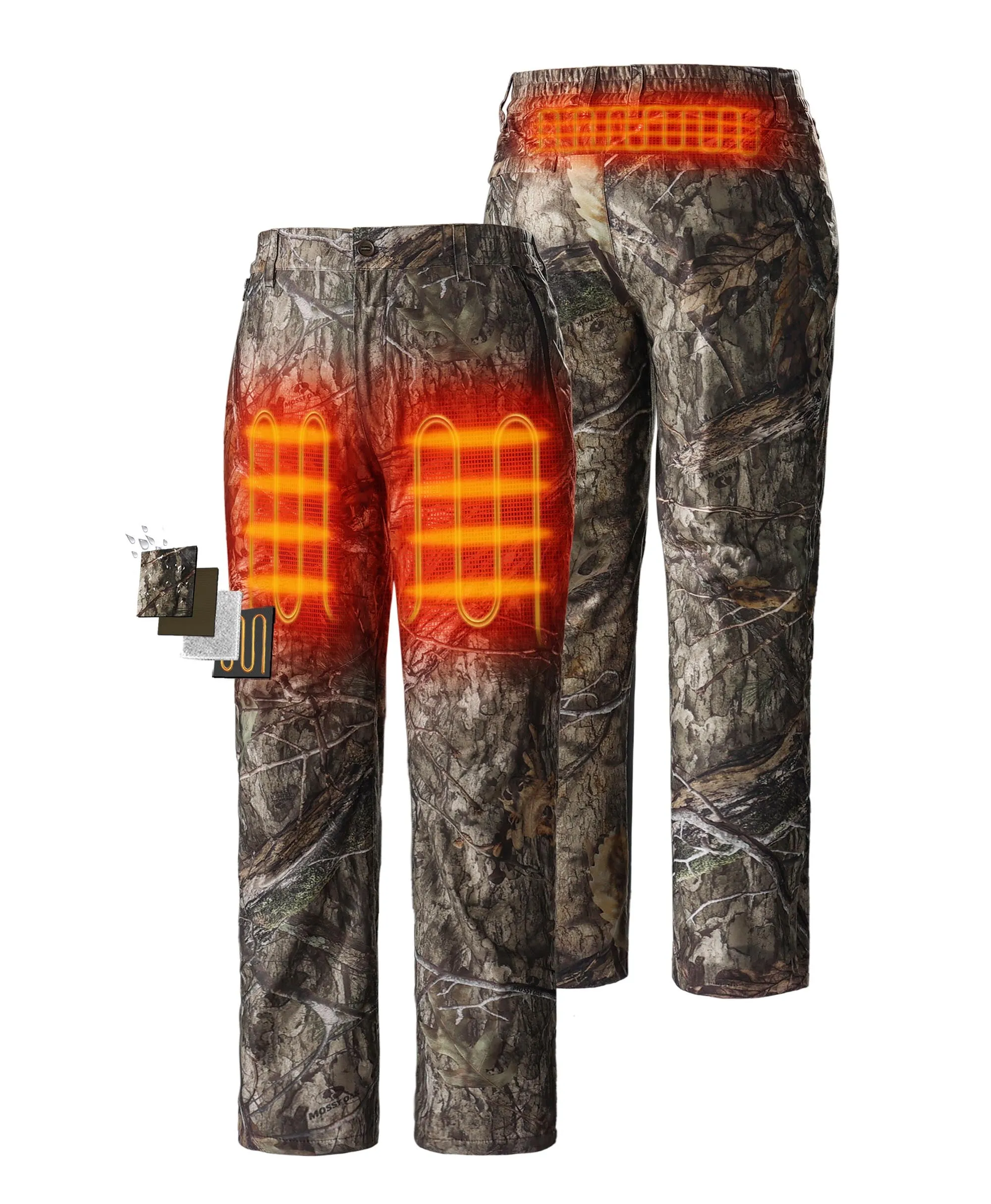 Final Sale - Men's Heated Hunting Pants, Mossy Oak® Country DNA Pattern (Apparel Only)