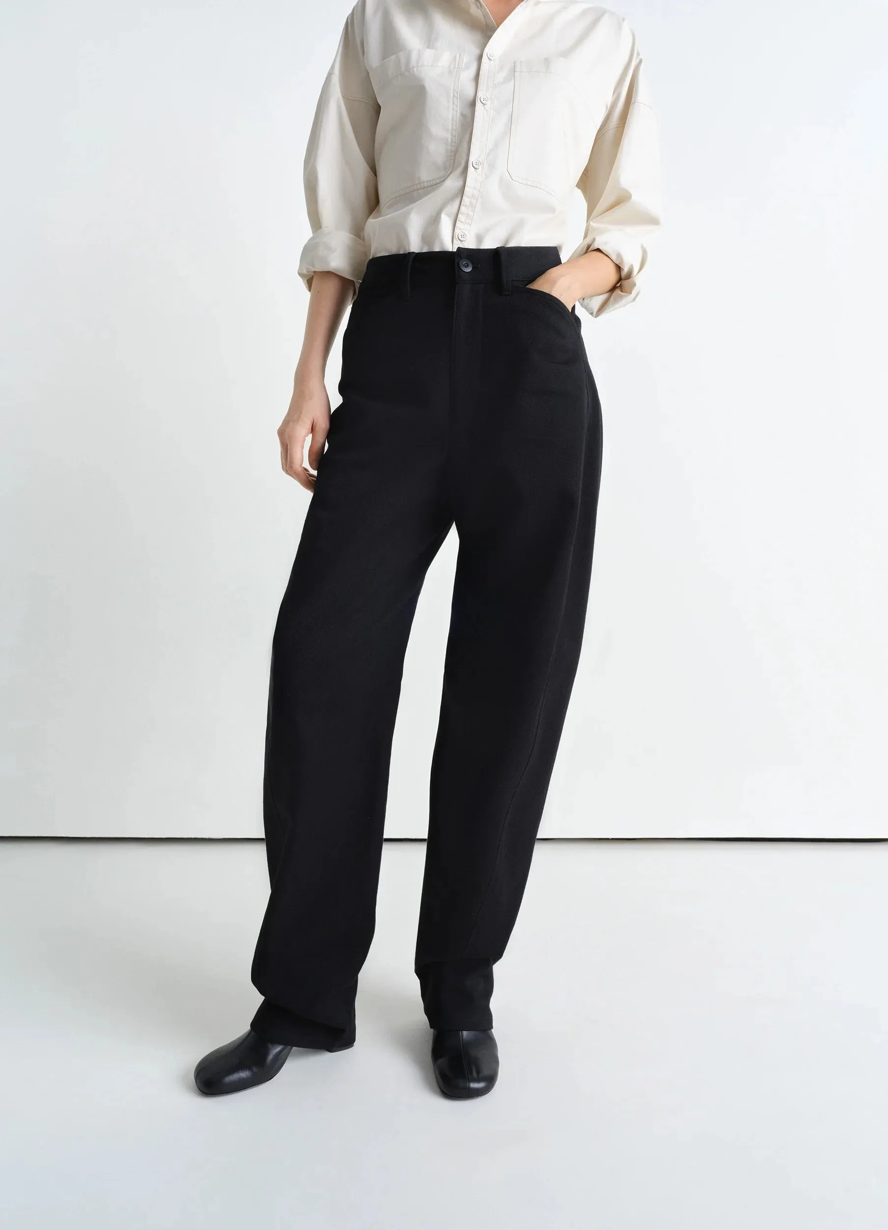 FIVE POCKET TWISTED PANTS