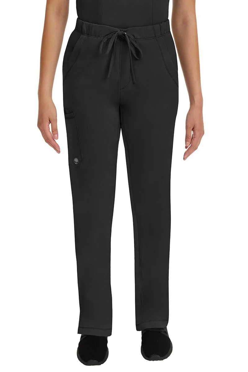 HH Works Women's Scrub Set Monica Top & Tall Rebecca Pant | Black