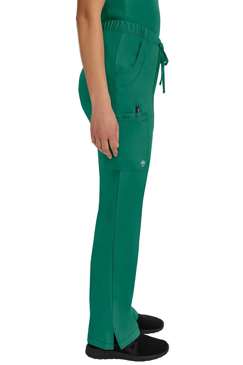 HH Works Women's Scrub Set Monica Top & Tall Rebecca Pant | Hunter