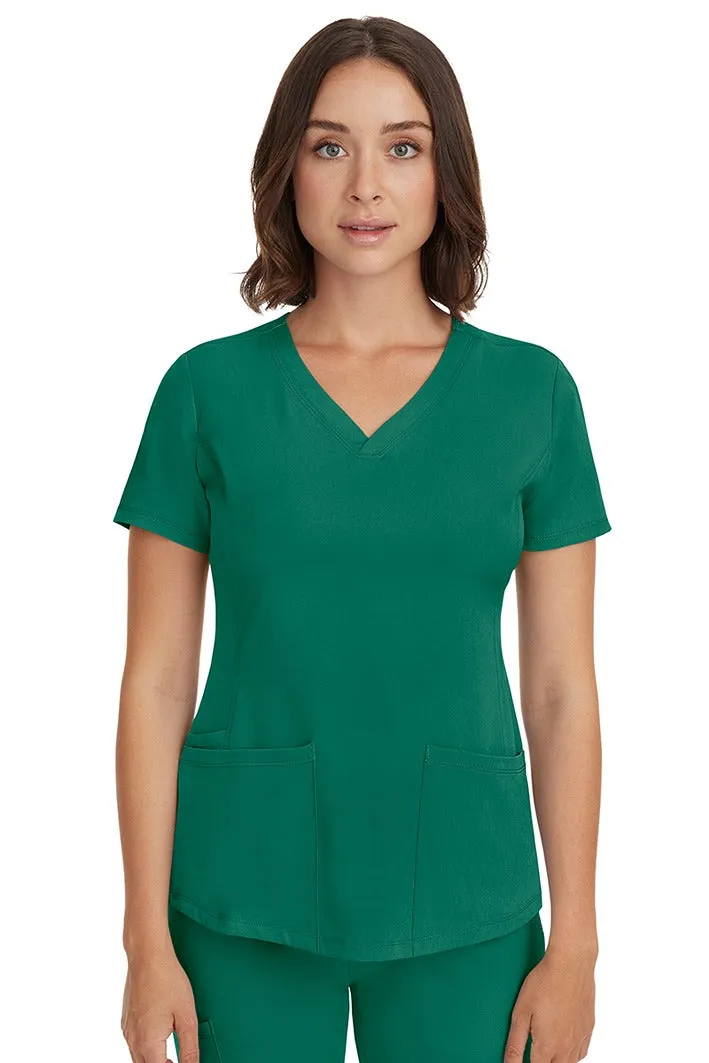 HH Works Women's Scrub Set Monica Top & Tall Rebecca Pant | Hunter