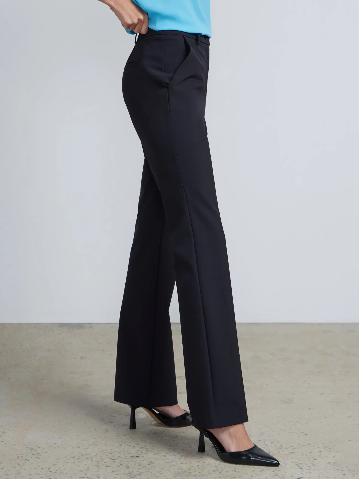 High Rise Bootcut Pants