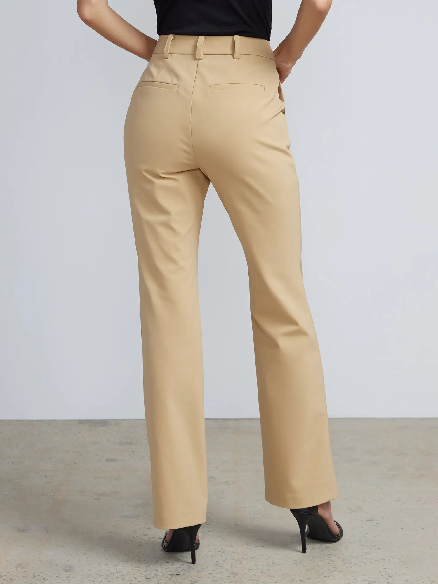 High Rise Bootcut Pants