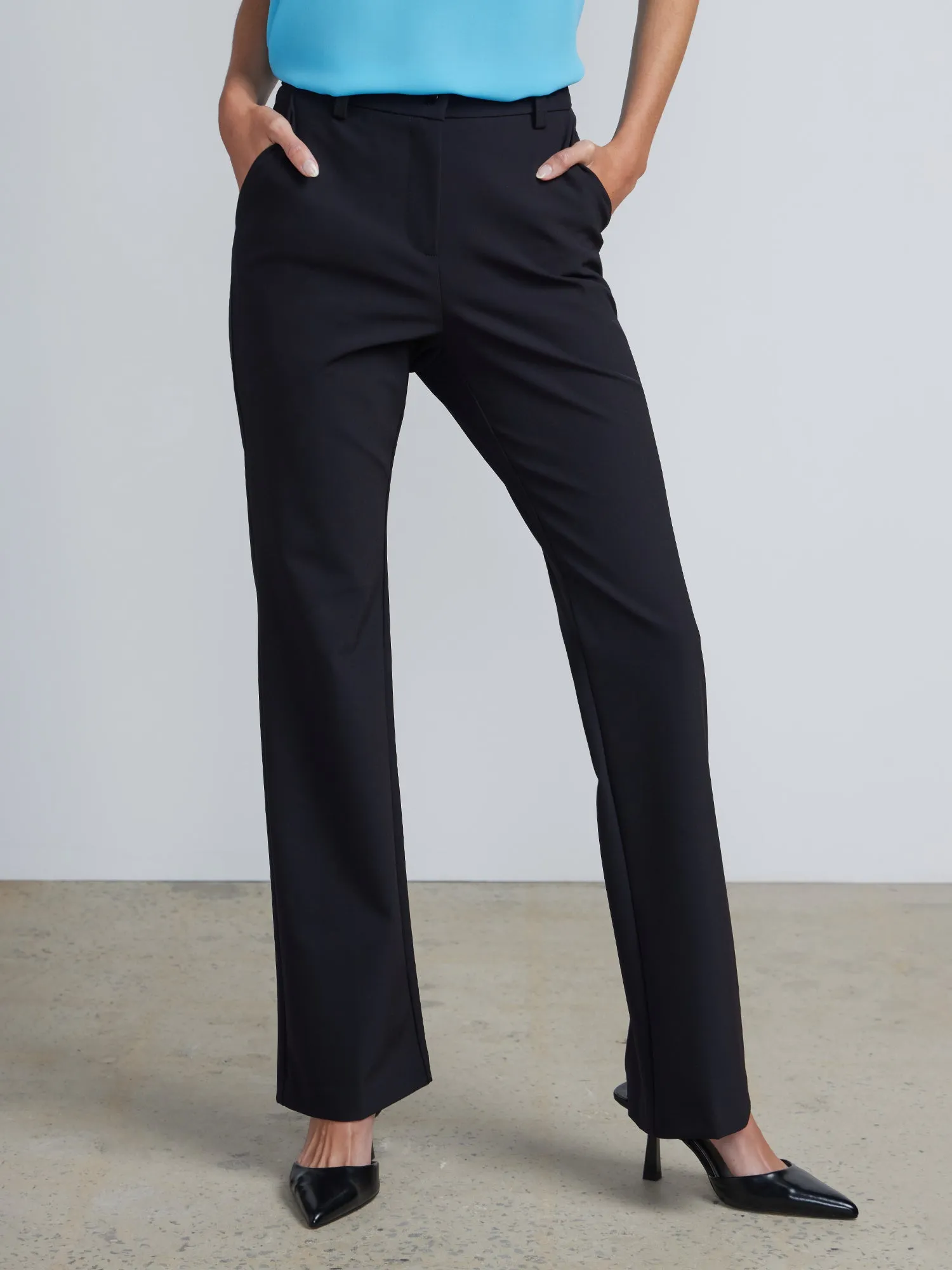 High Rise Bootcut Pants