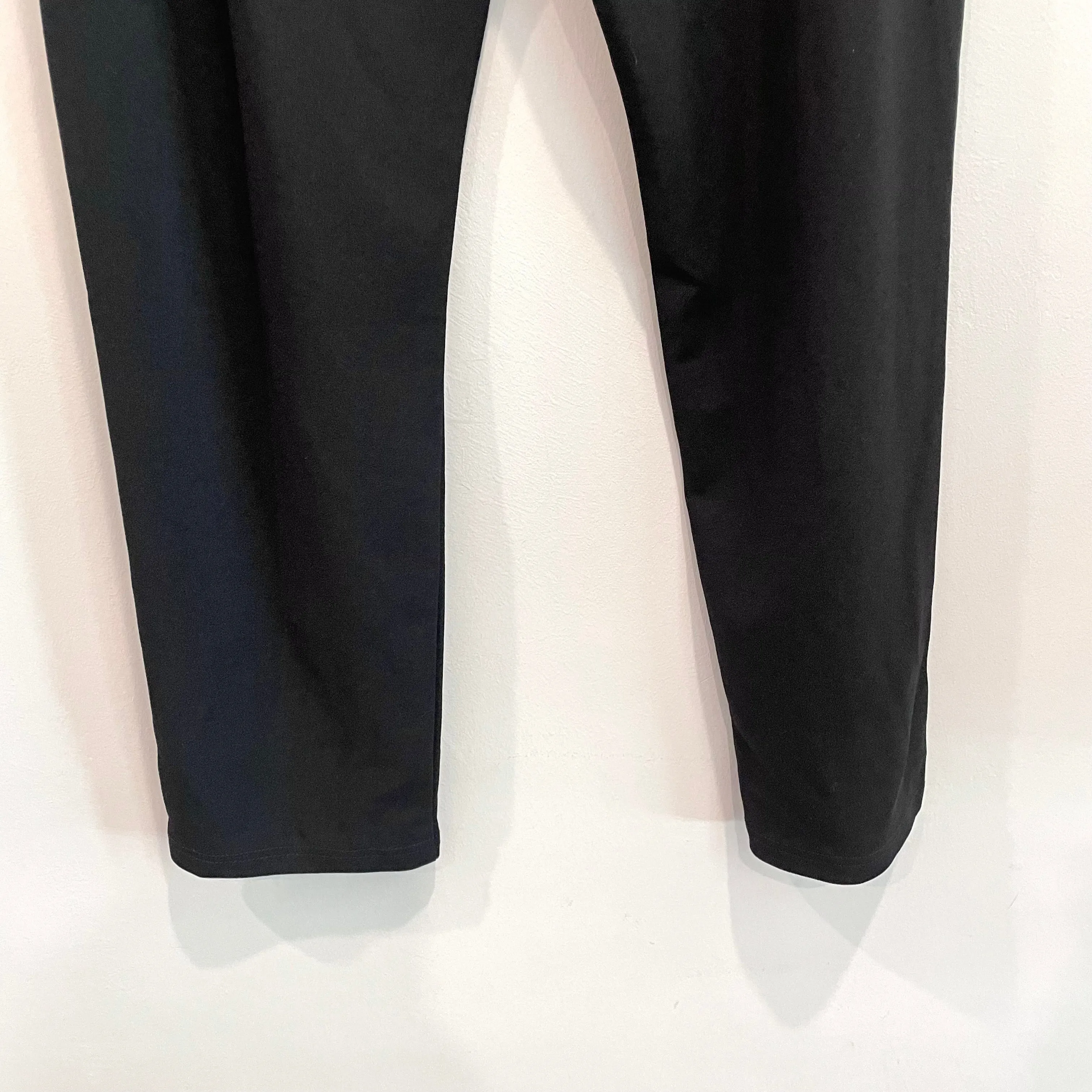 High Rise Pull On Front Slit Pants