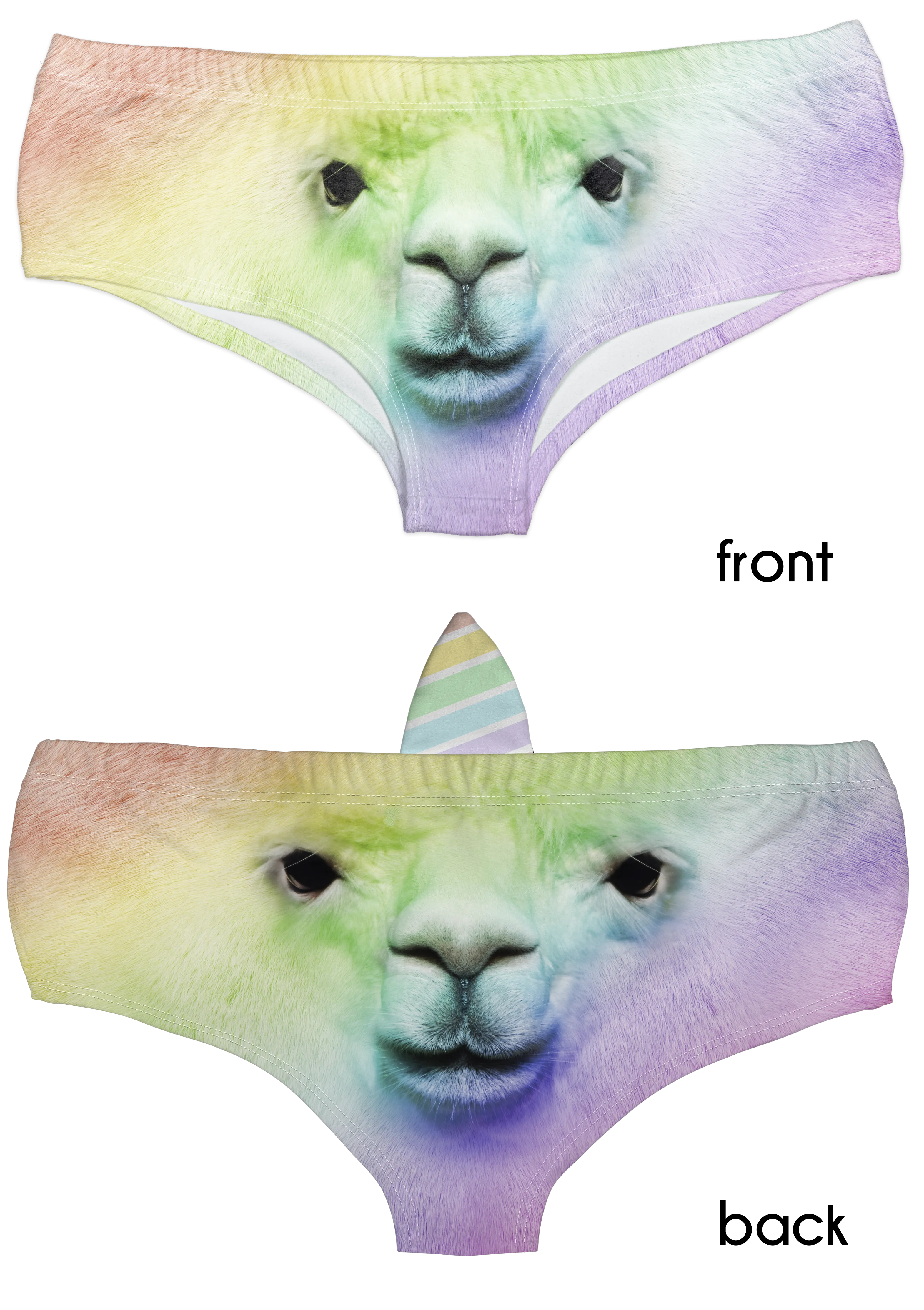 Horn Pantie - Rainbow Llamacorn Horn Pantie