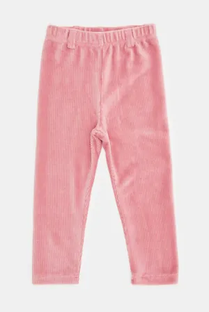 Infant Girls Pink Jeggings