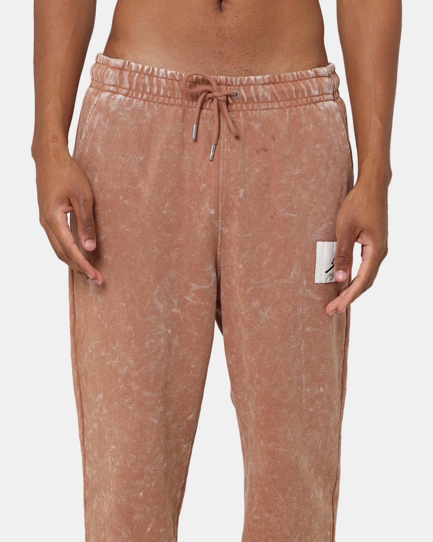 Jordan Essential Statement Washed Fleece Pants Mineral Clay