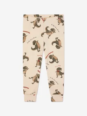 Konges Slojd Baby Organic Cotton Dinosaur Pants