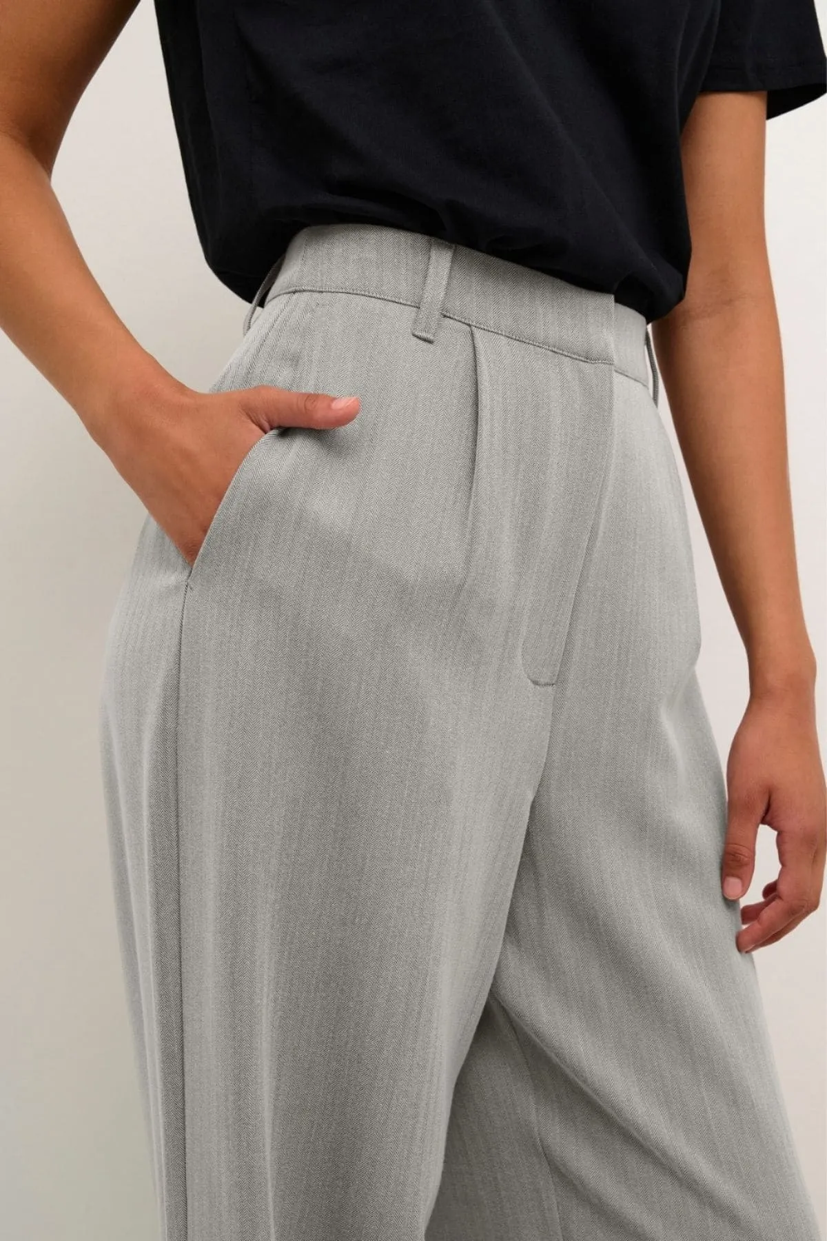 LAVINA PANTS OPAL GRAY MELANGE