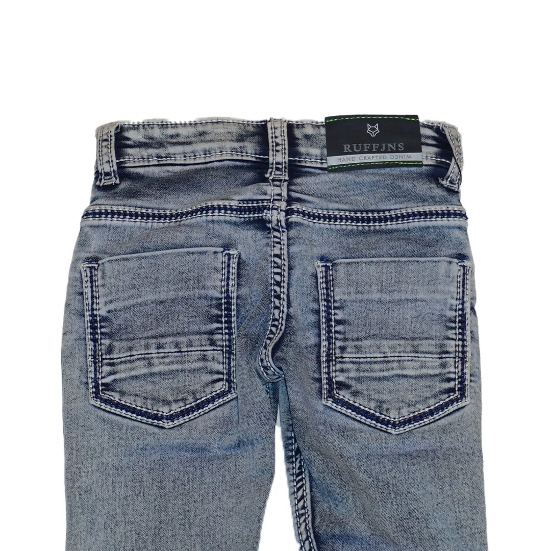 Light Blue Solid Jeans for Boys