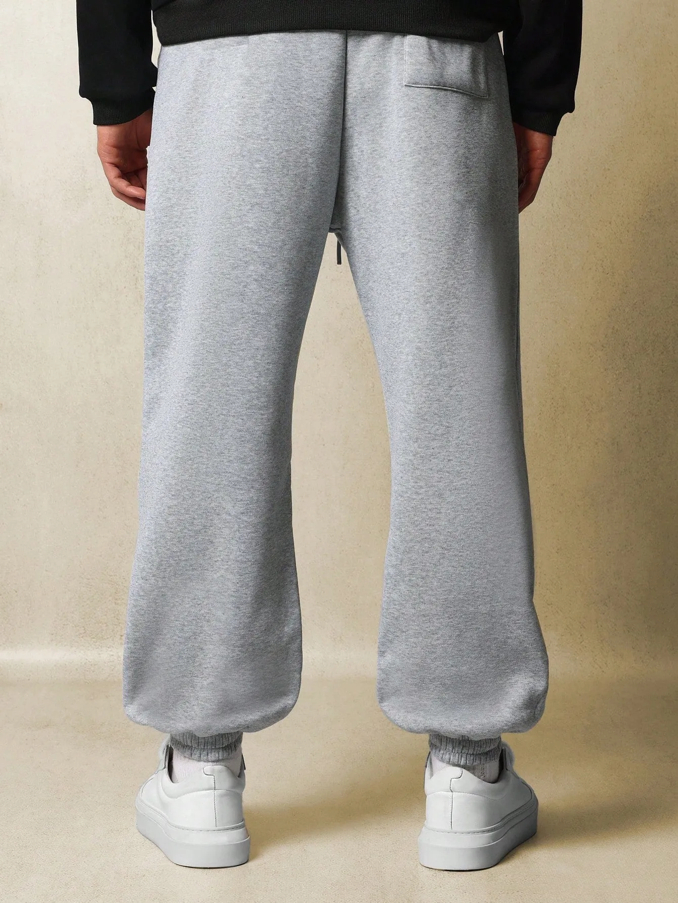 Loose Fit Jogger With Pleats And Cuffed Hem