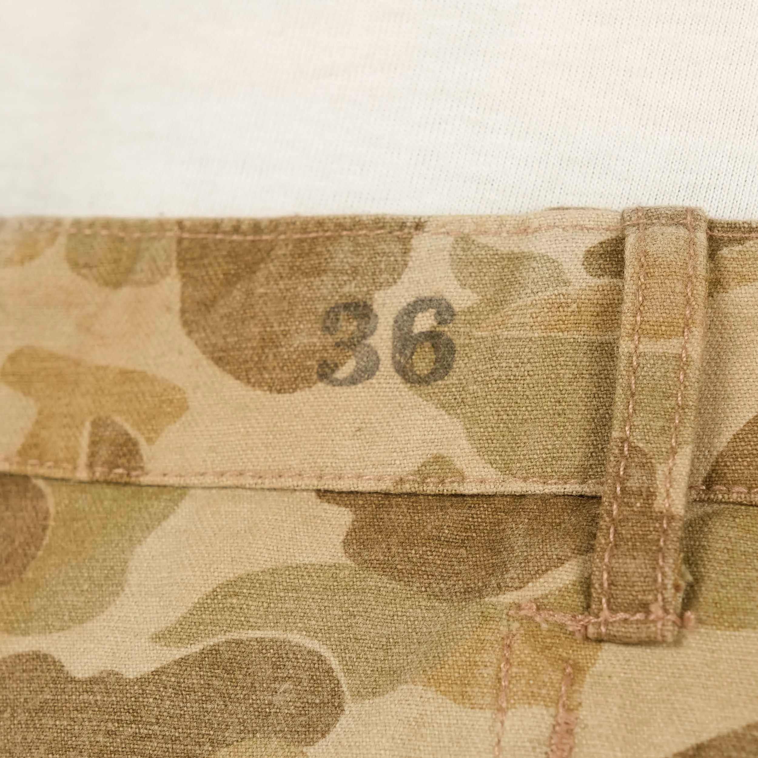 MODIFIED USMC P44 FROGSKIN REVERSIBLE HBT CAMO PANTS