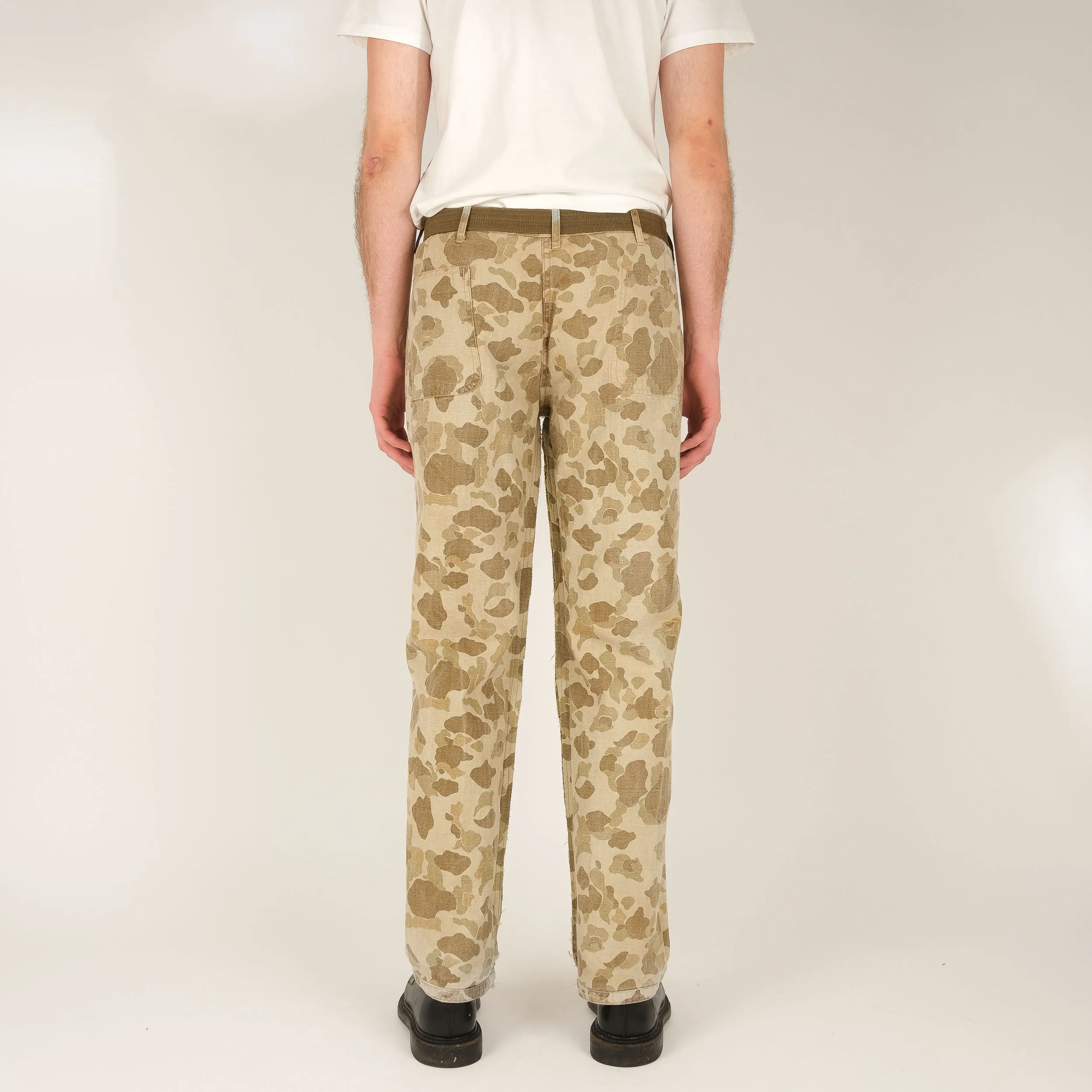 MODIFIED USMC P44 FROGSKIN REVERSIBLE HBT CAMO PANTS