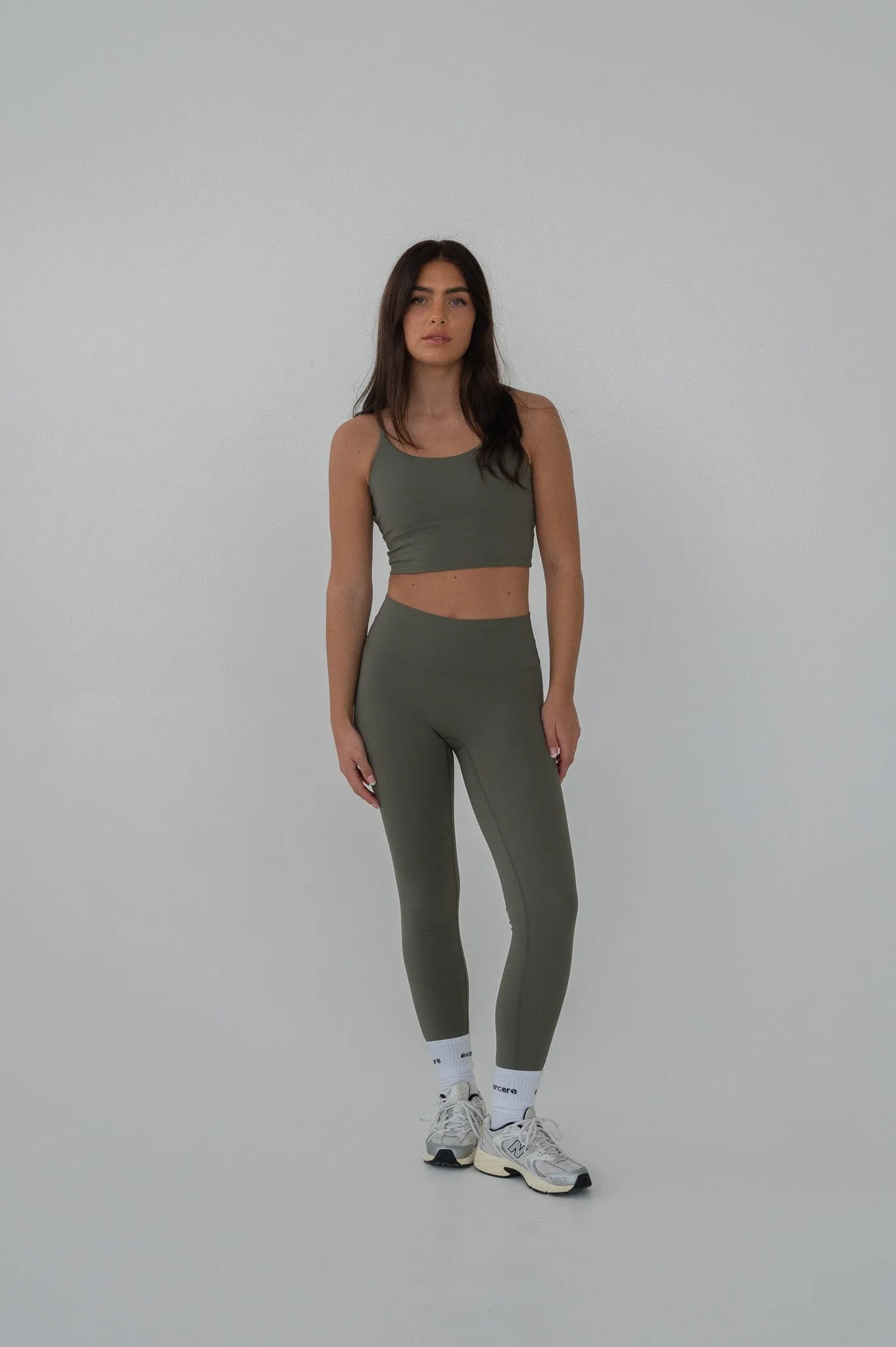 Neaty Tank Top - Olive Green