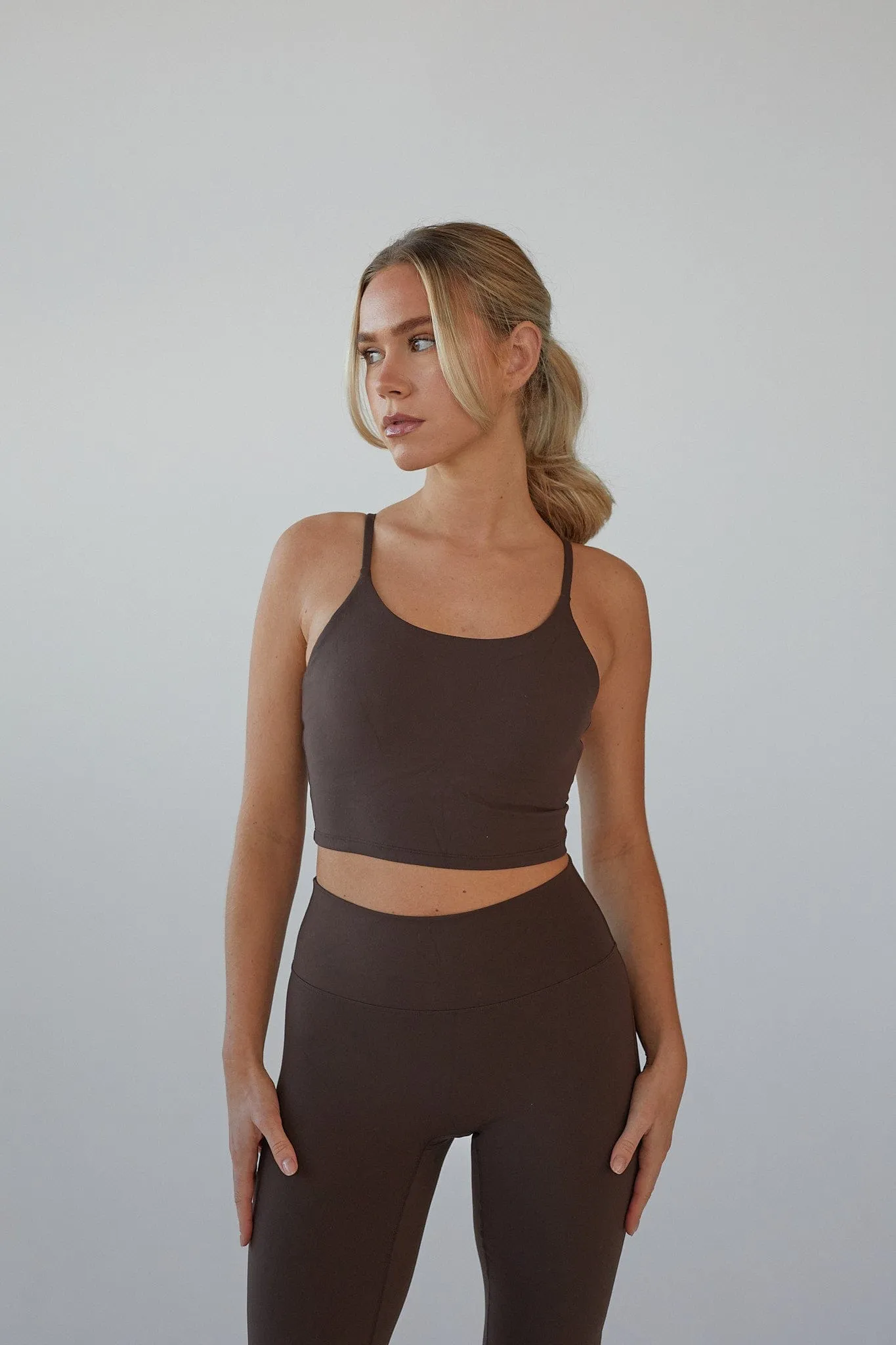 Neaty Tank Top - Pecan Brown