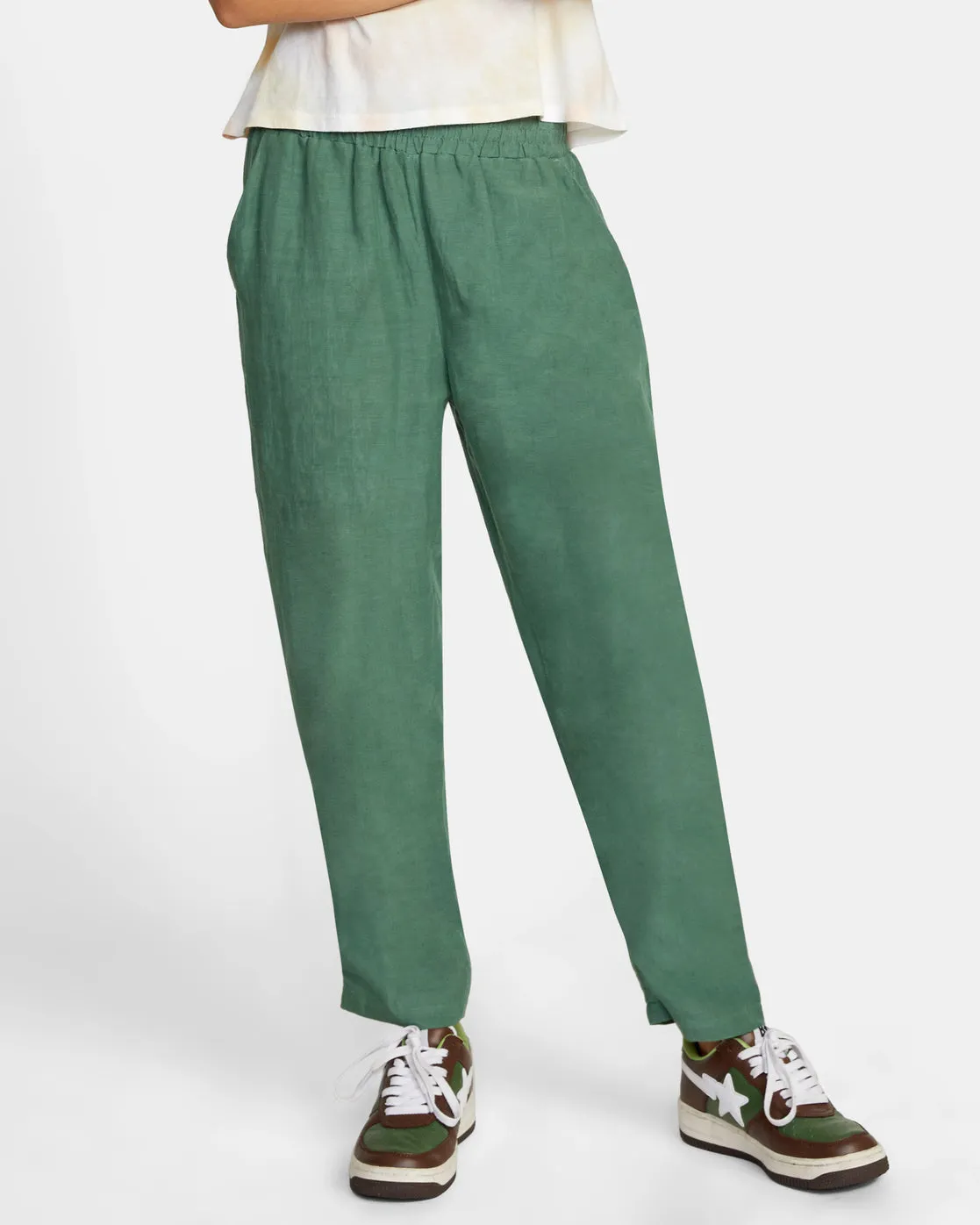 New Yume Beach Pants - Dusky Green