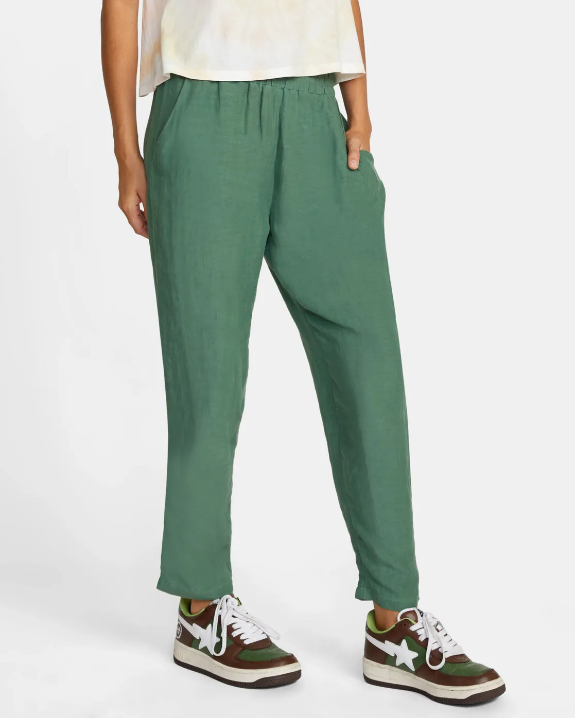 New Yume Beach Pants - Dusky Green