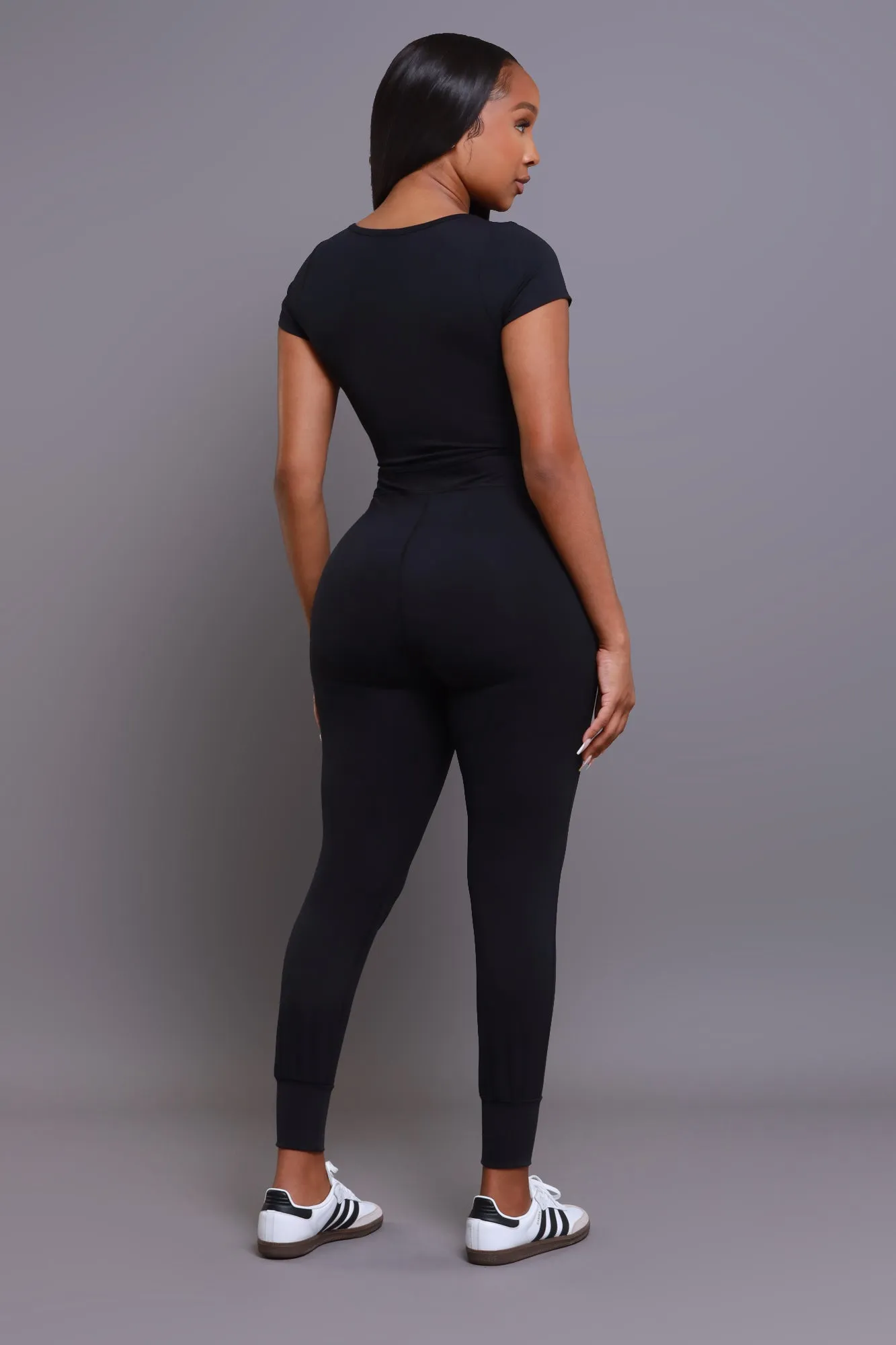 No Gravity NUW Activewear Jumpsuit - Black