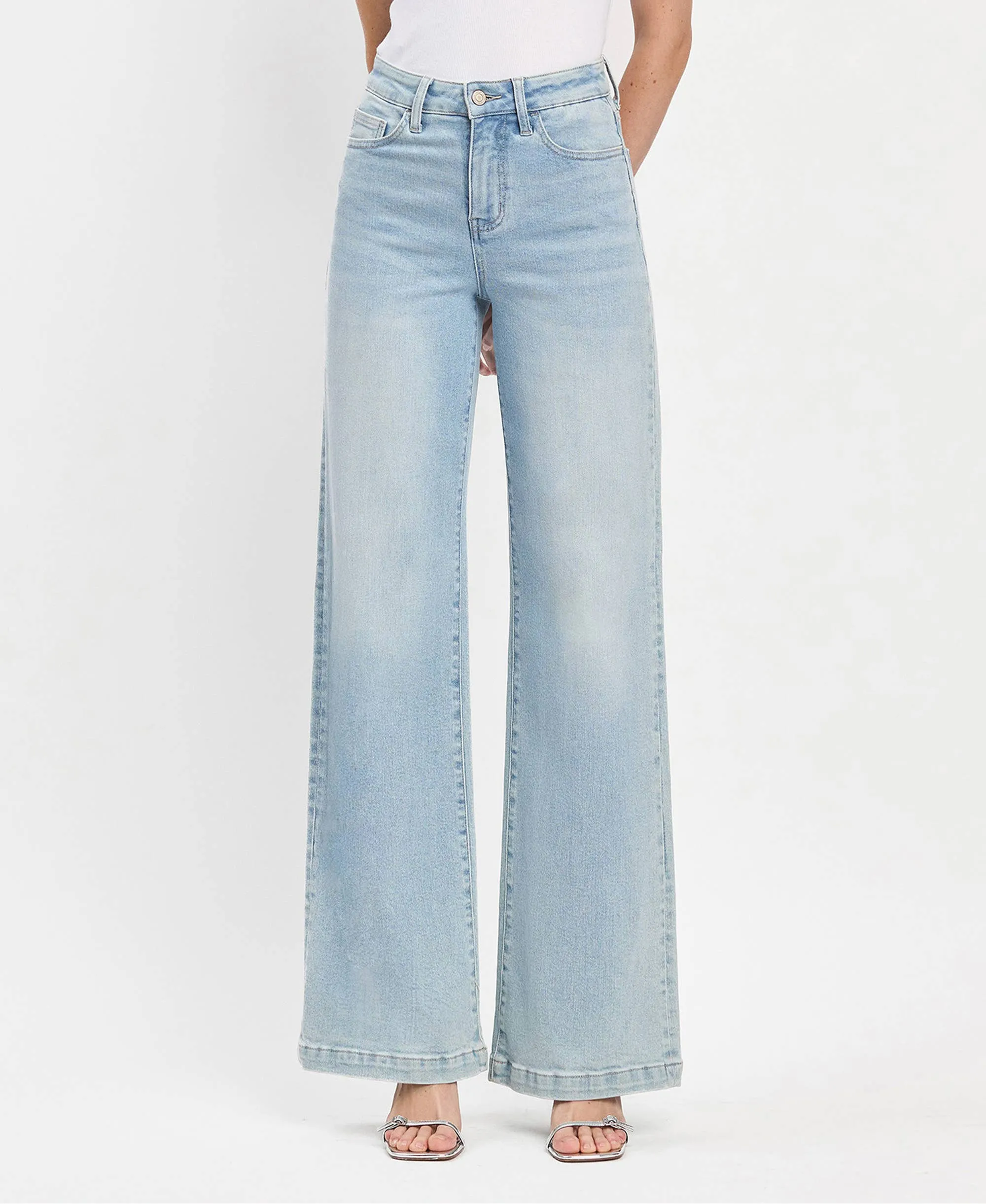 OLIVIA HIGH RISE WIDE LEG JEANS