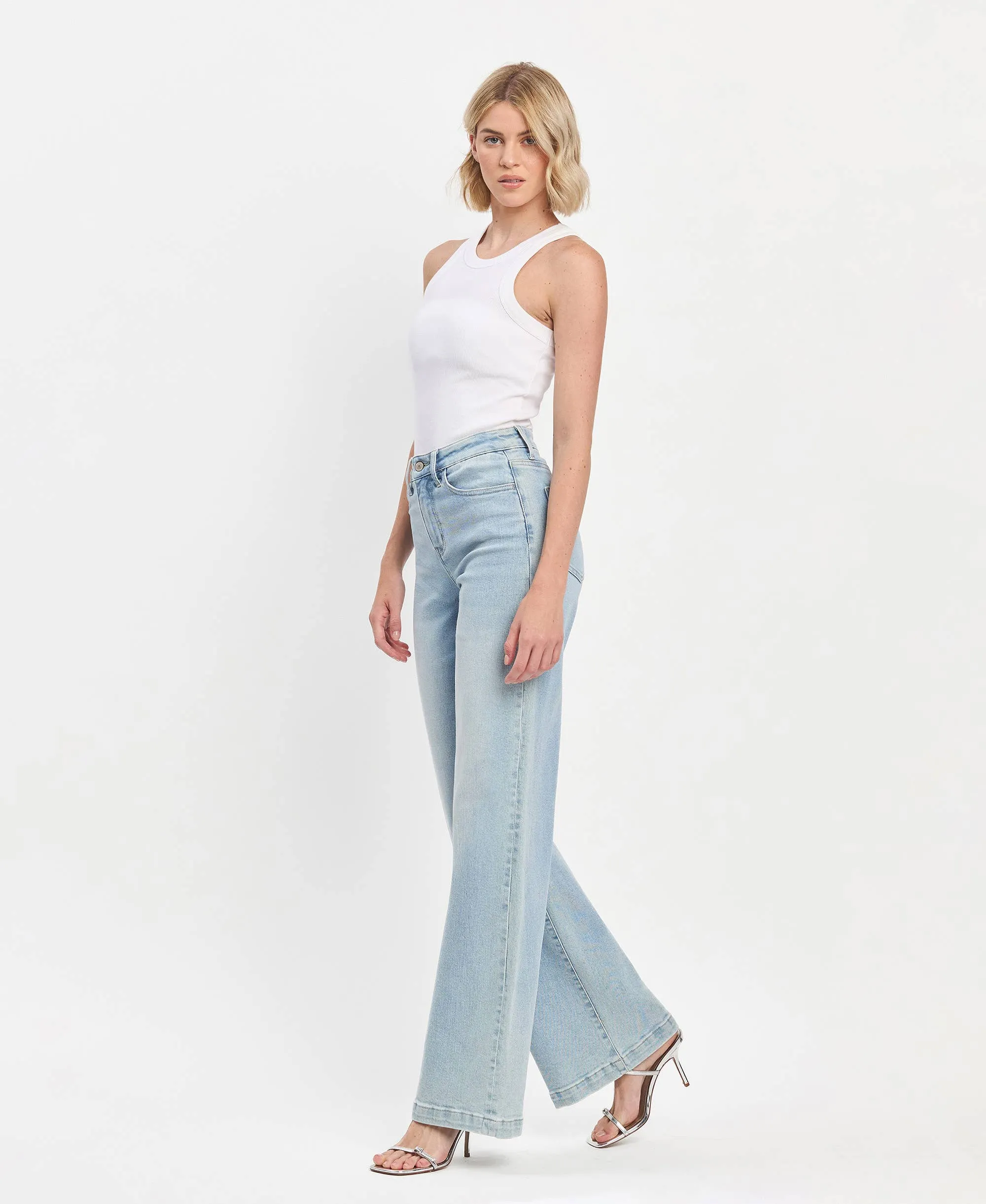 OLIVIA HIGH RISE WIDE LEG JEANS