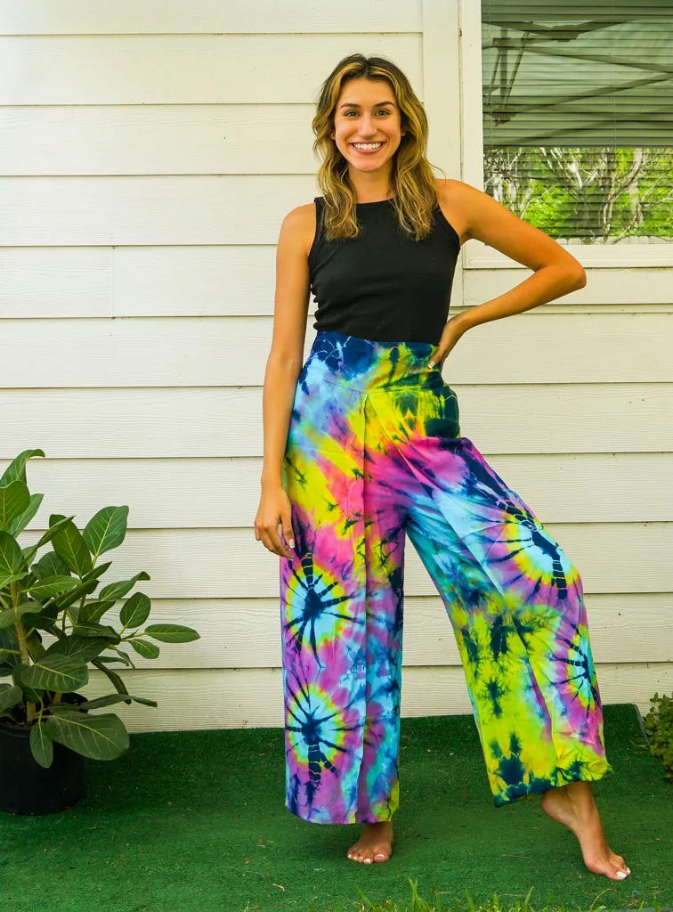 P2859- Hand Dyed Palazzo Pants