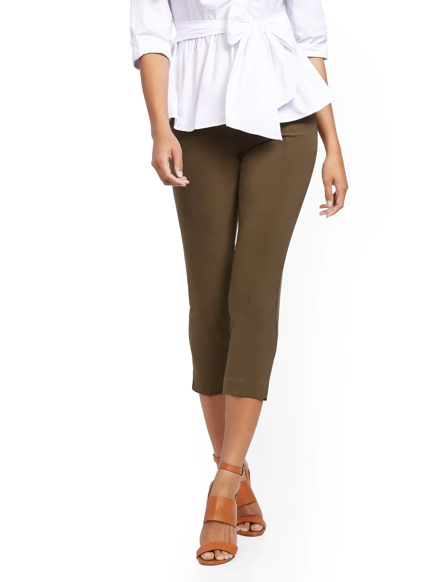 Petite Capri Pant - Double Stretch - 7th Avenue