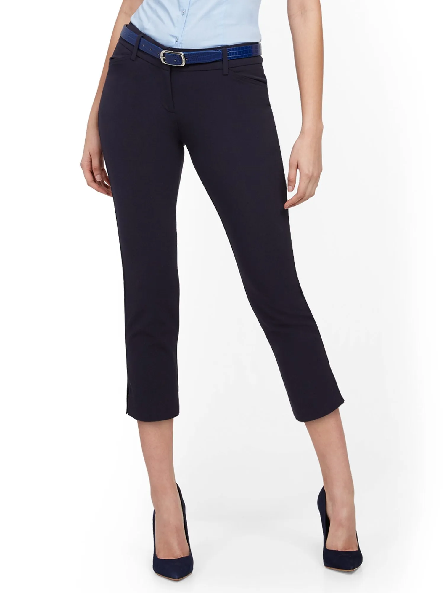 Petite Capri Pant - Double Stretch - 7th Avenue