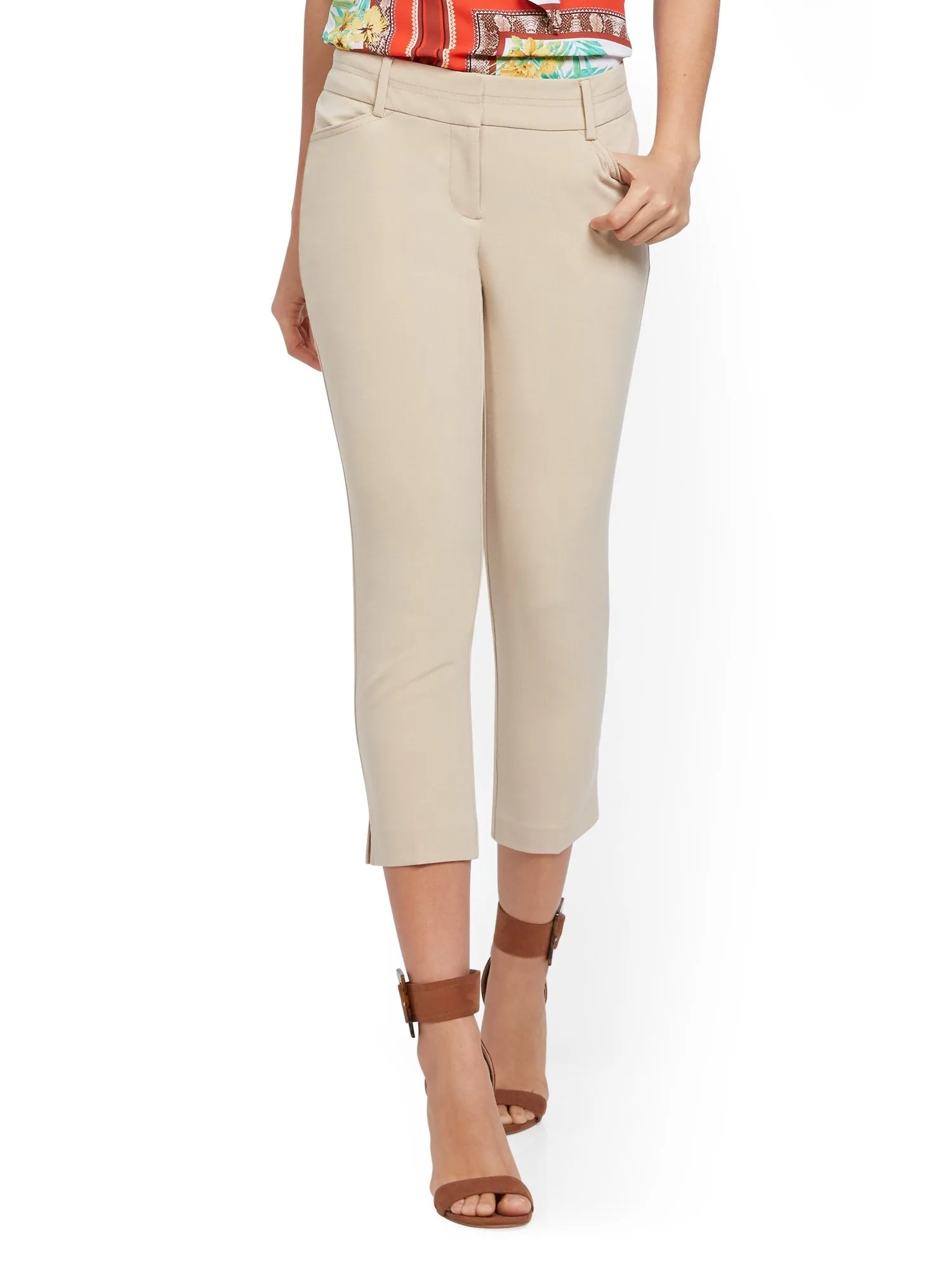 Petite Capri Pant - Double Stretch - 7th Avenue