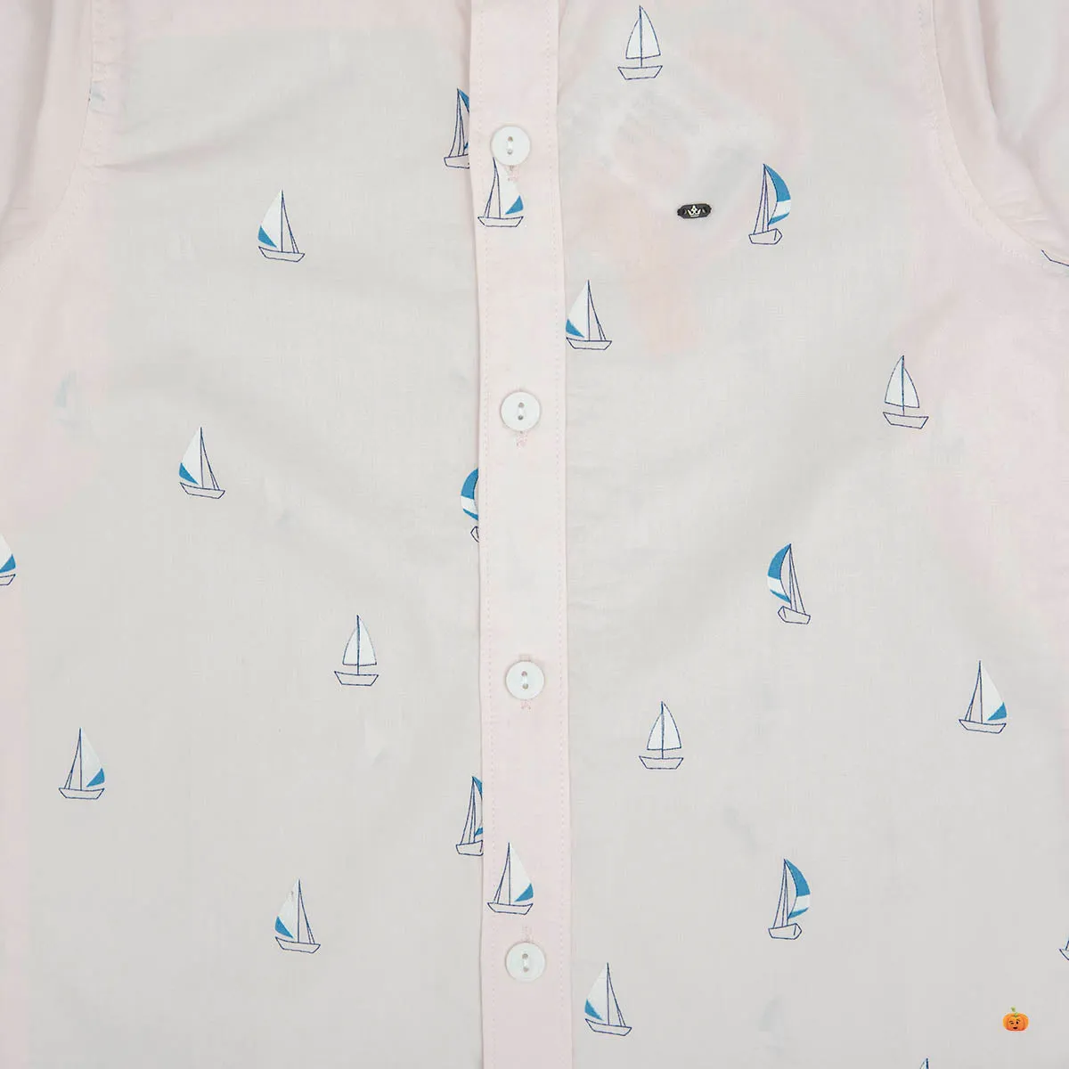 Pink Printed Shirt for Boys